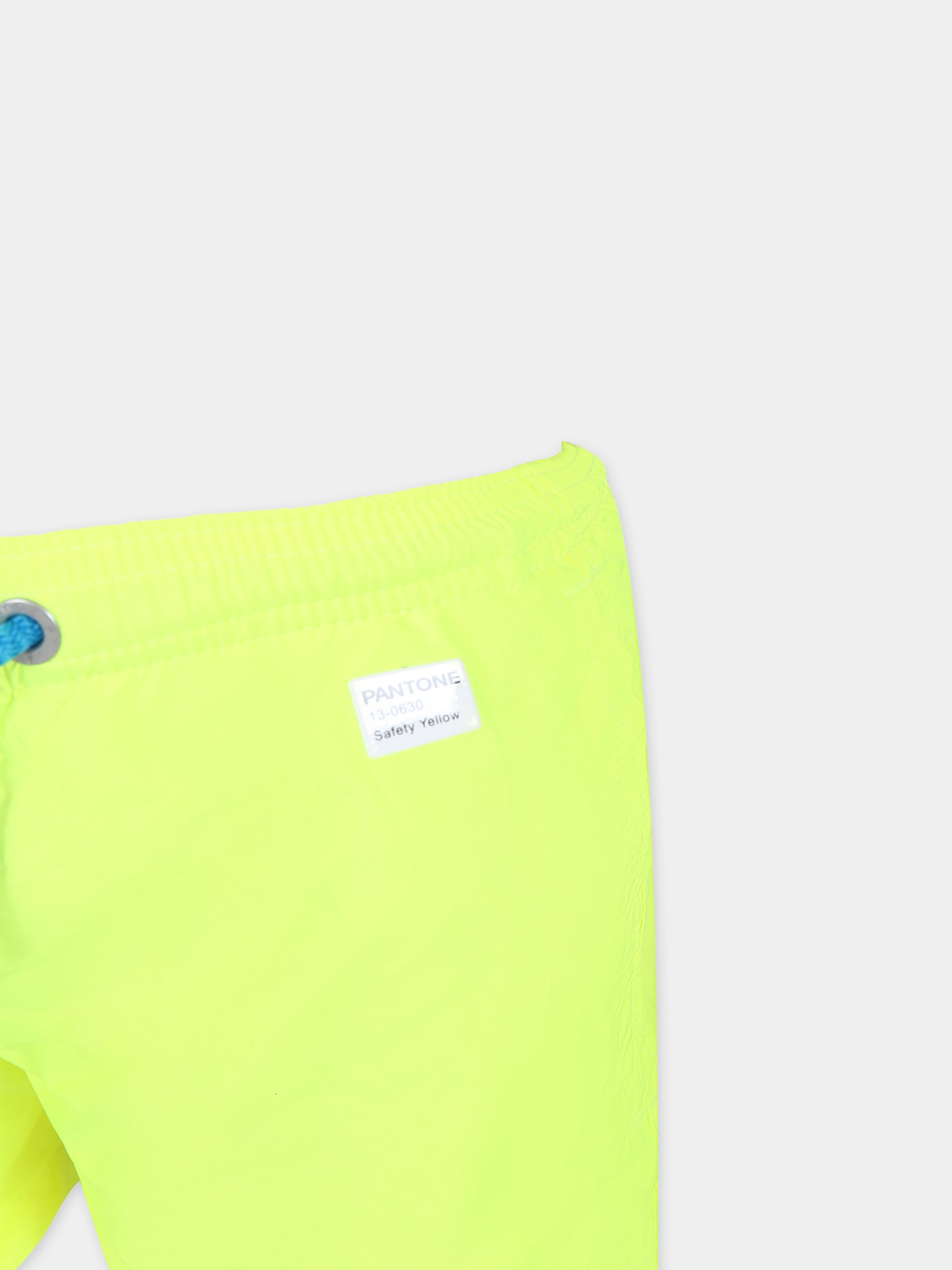 Boxer mare giallo per bambino con logo,Mc2 Saint Barth,JEA0012 01147F