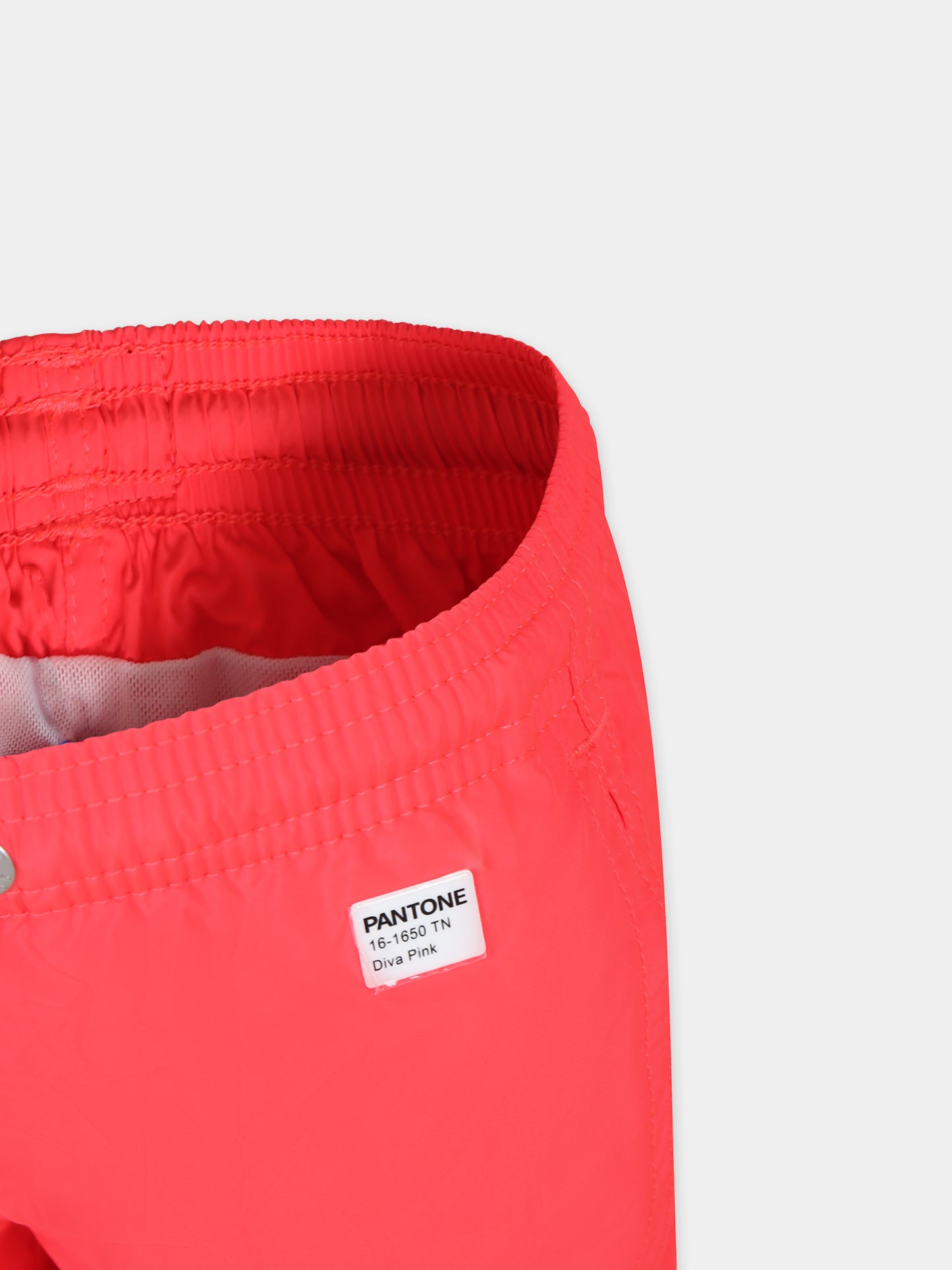 Boxer mare rosso per bambino con logo,Mc2 Saint Barth,JEA0012 01314F