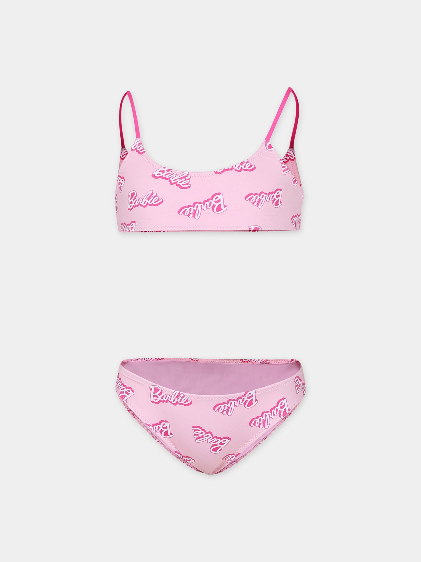 Bikini rosa per bambina con scritta,Mc2 Saint Barth,JAI0005 03293F