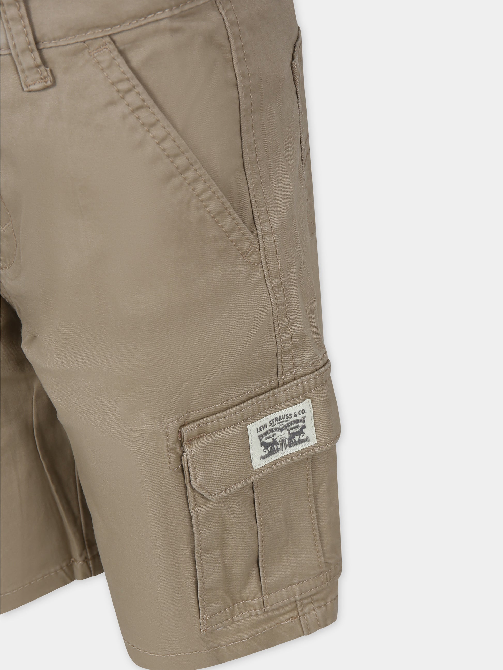 Shorts casual marrone per bambino,Levi's Kids,24SMLK8EK797 Y16