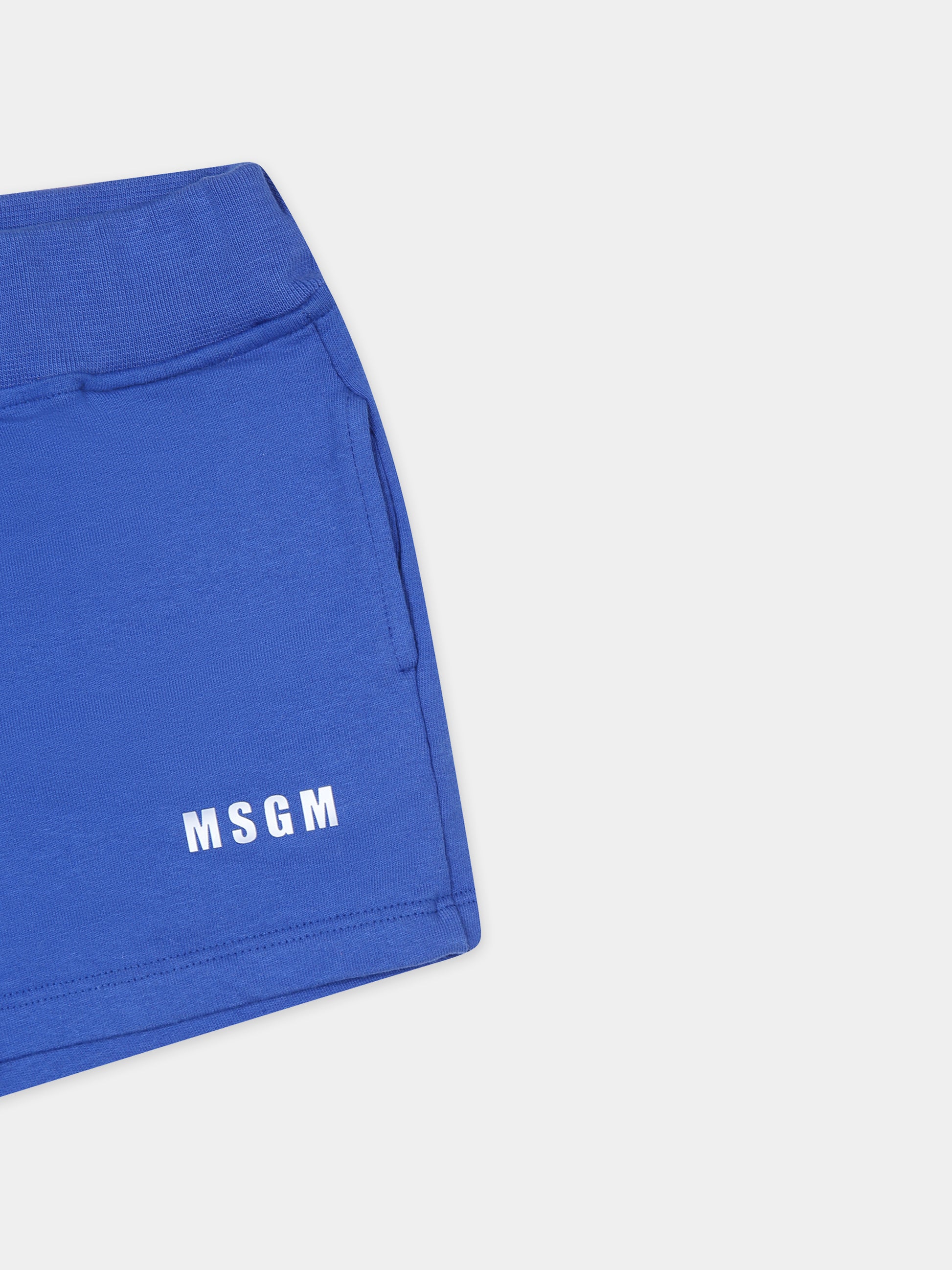 Completo bianco per neonato con logo e stampa all-over,Msgm Kids,MS029561 200