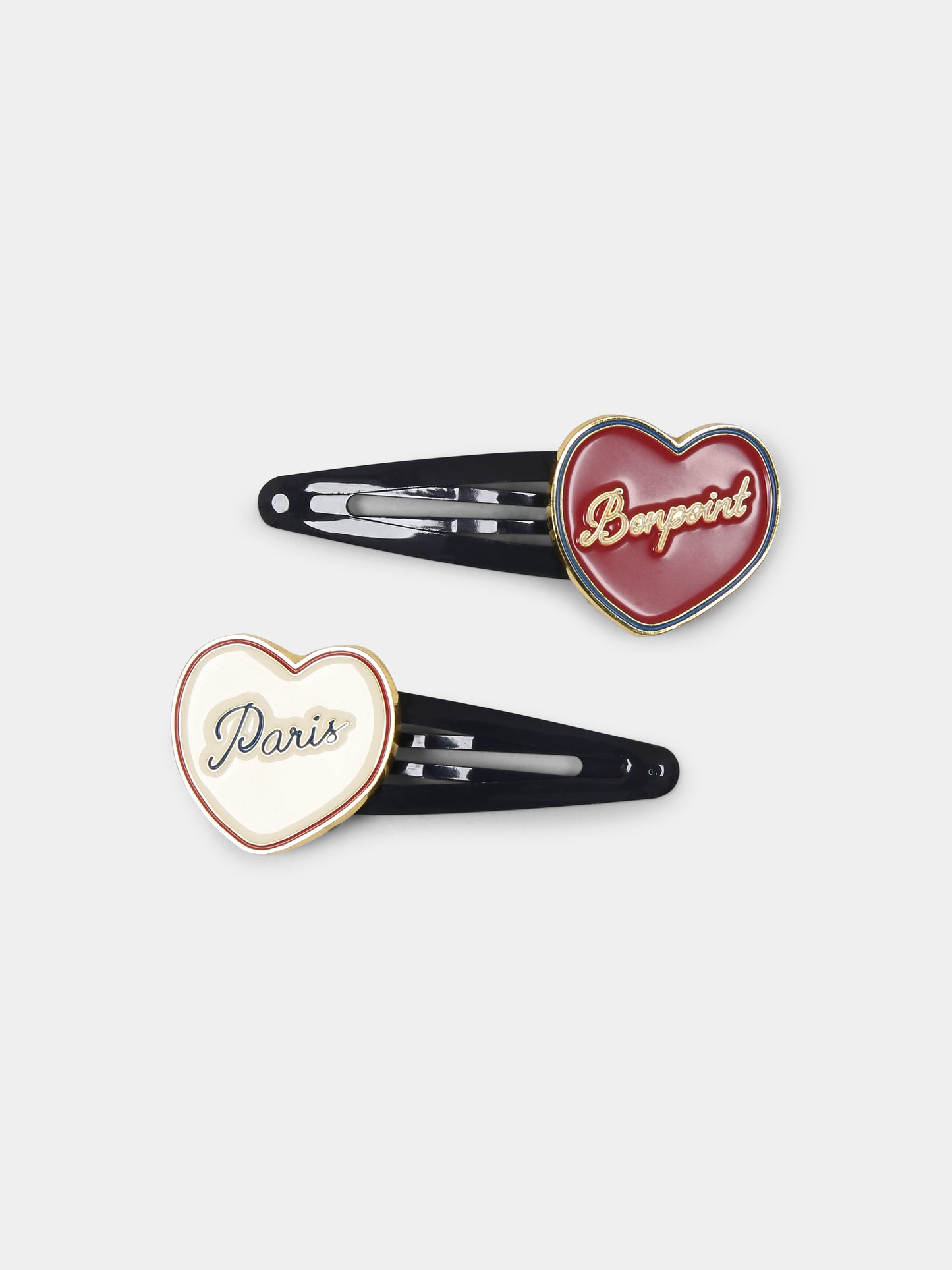 Set fermagli multicolor per bambina con cuore,Bonpoint,S05GHAW00008 051