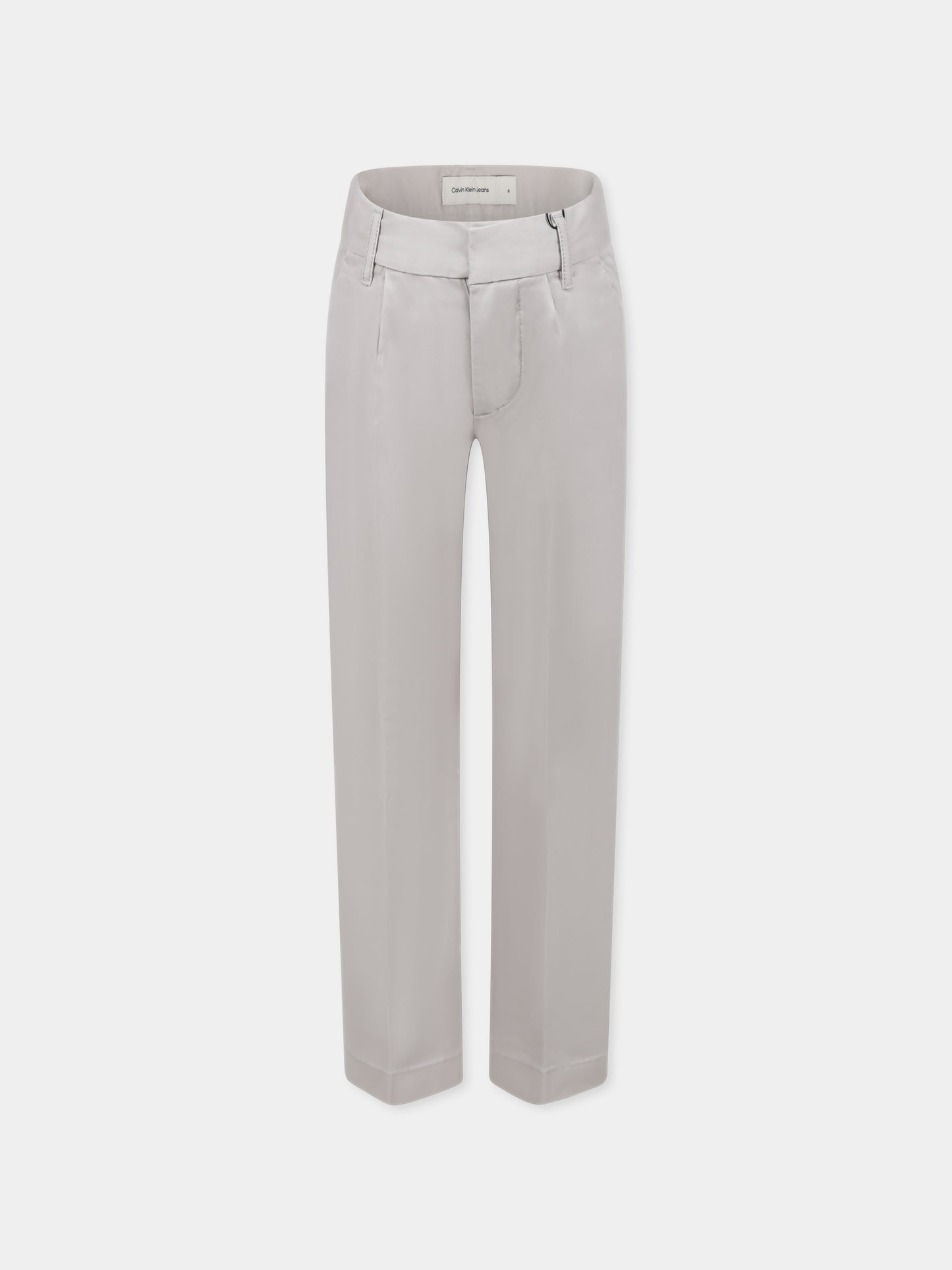 Pantaloni beige per bambino con logo,Calvin Klein Kids,24F CKIB0IB02093J IB0IB02093 PA8