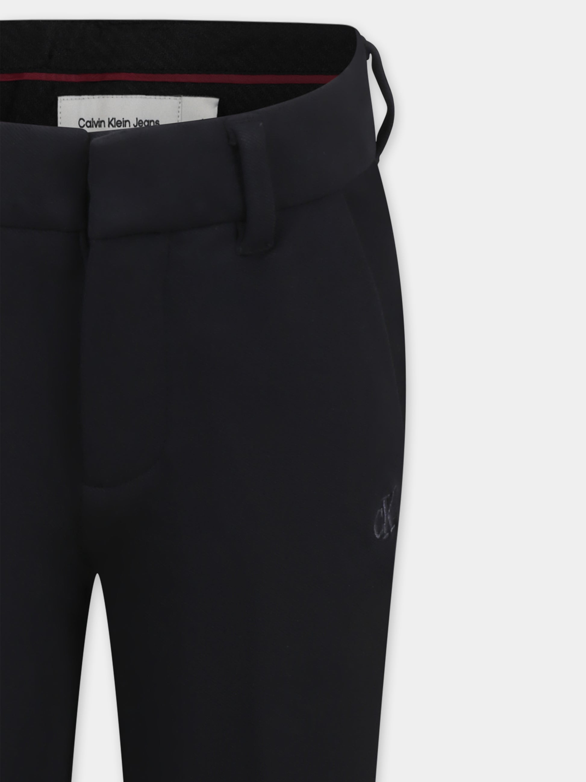 Pantaloni neri per bambino con logo,Calvin Klein Kids,24F CKIB0IB02341J IB0IB02341 BEH
