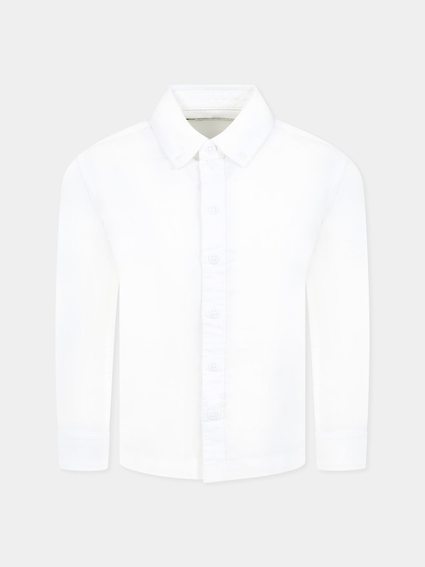 Camicia bianca per bambino con logo,Calvin Klein Kids,24F CKIB0IB02392J IB0IB02392 YAF