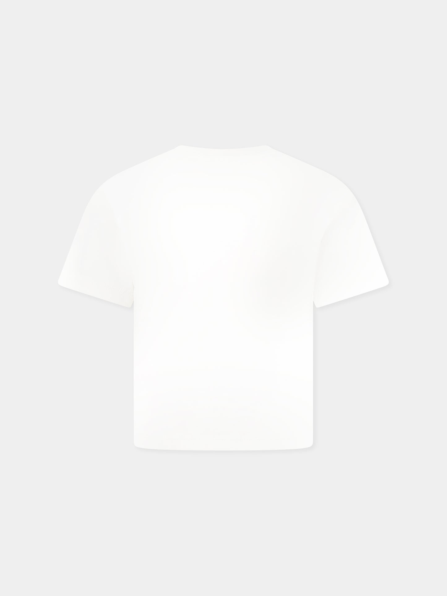 White t-shirt for girl with logo