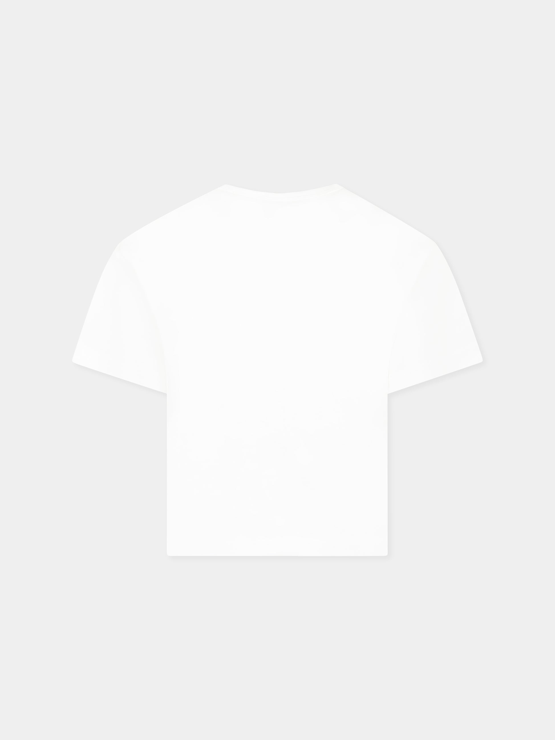 T-shirt bianca per bambina con logo,Calvin Klein Kids,24F CKIG0IG02801J IG0IG02801 YAF