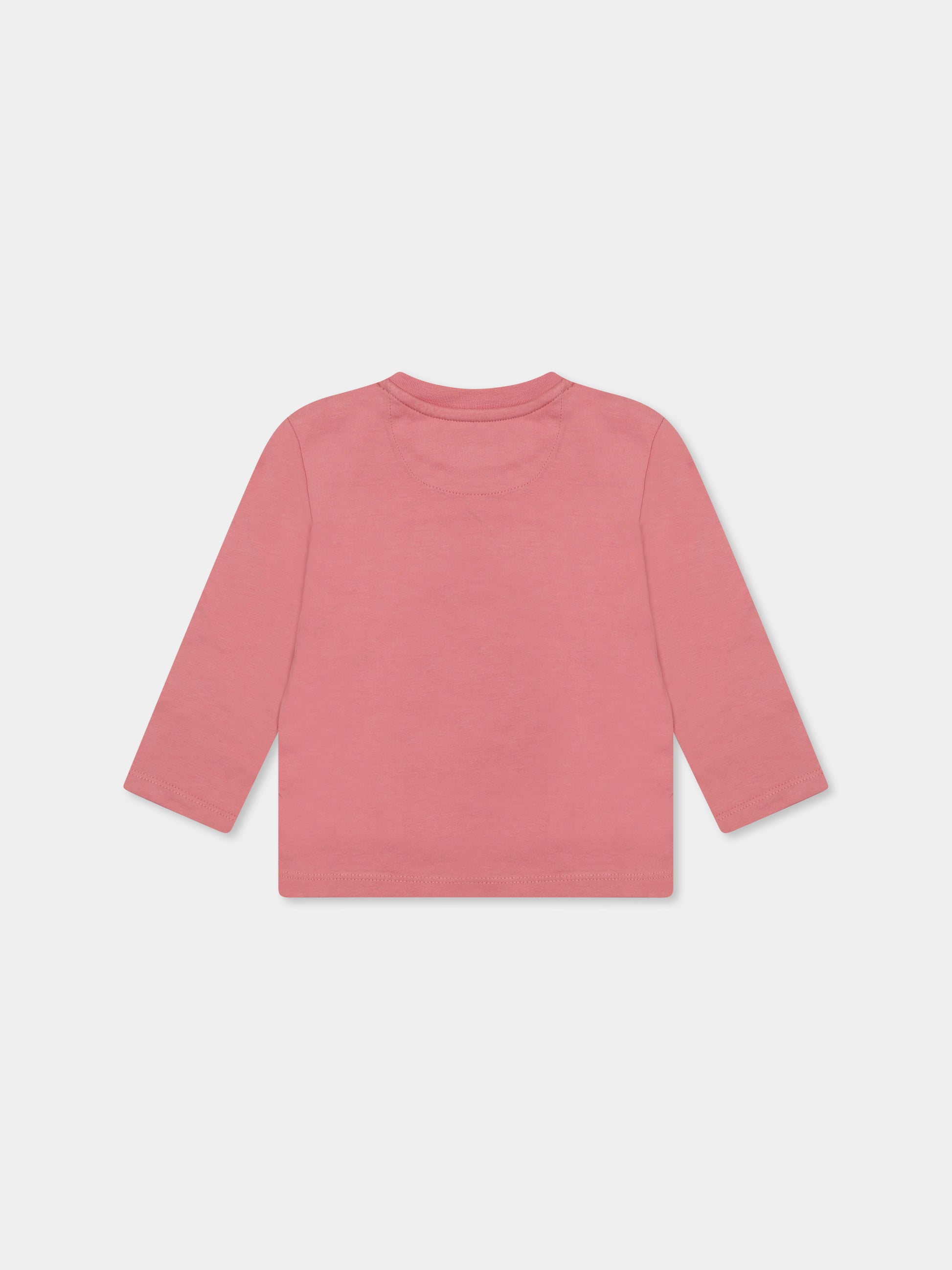 T-shirt rosa per neonata con logo,Calvin Klein Kids,24F CKIN0IN00005J IN0IN00005 VAZ