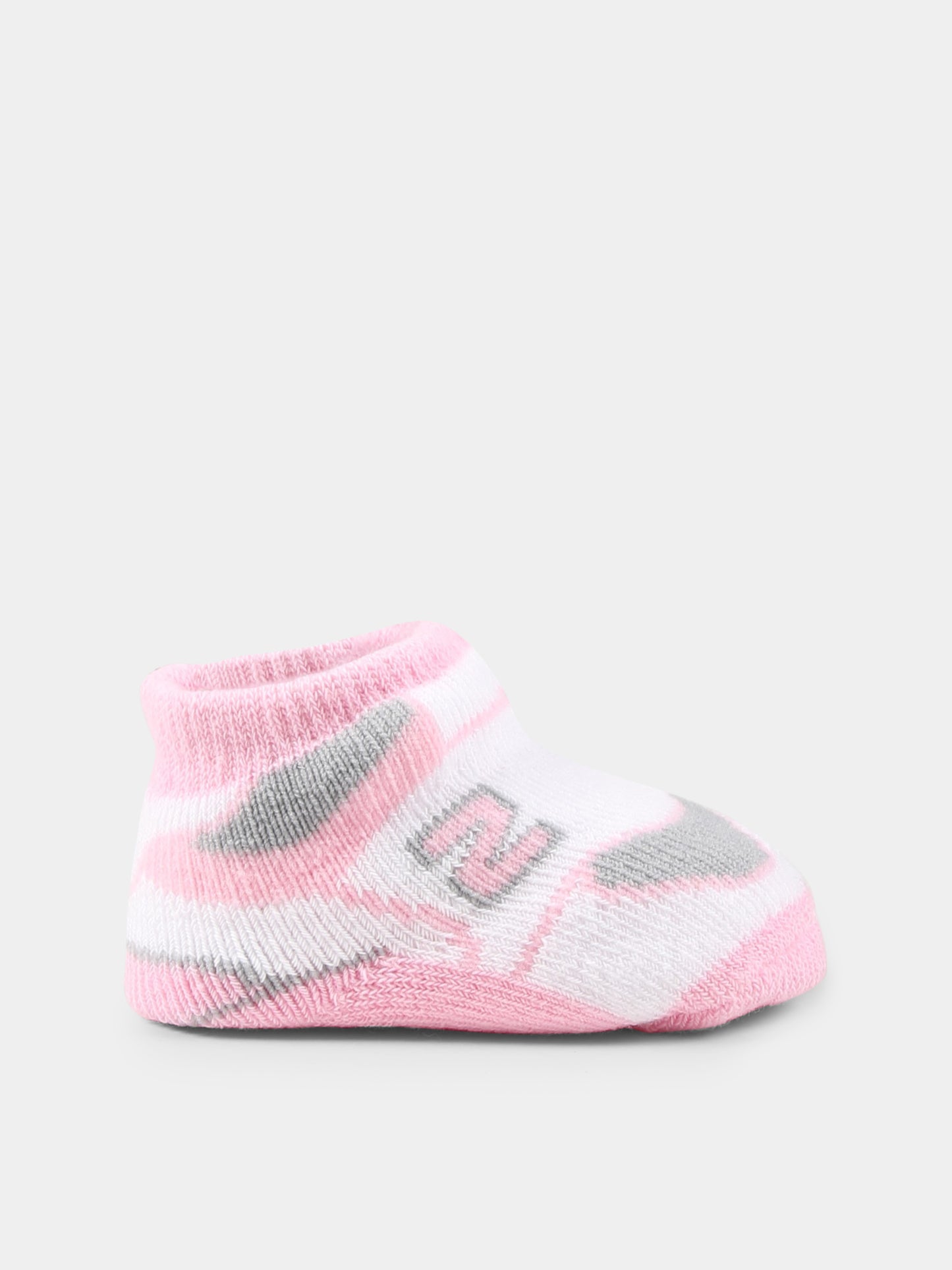 Set calzini rosa per neonata con logo,New Balance,25S NBLAKB0104 LAKB0104 LLS