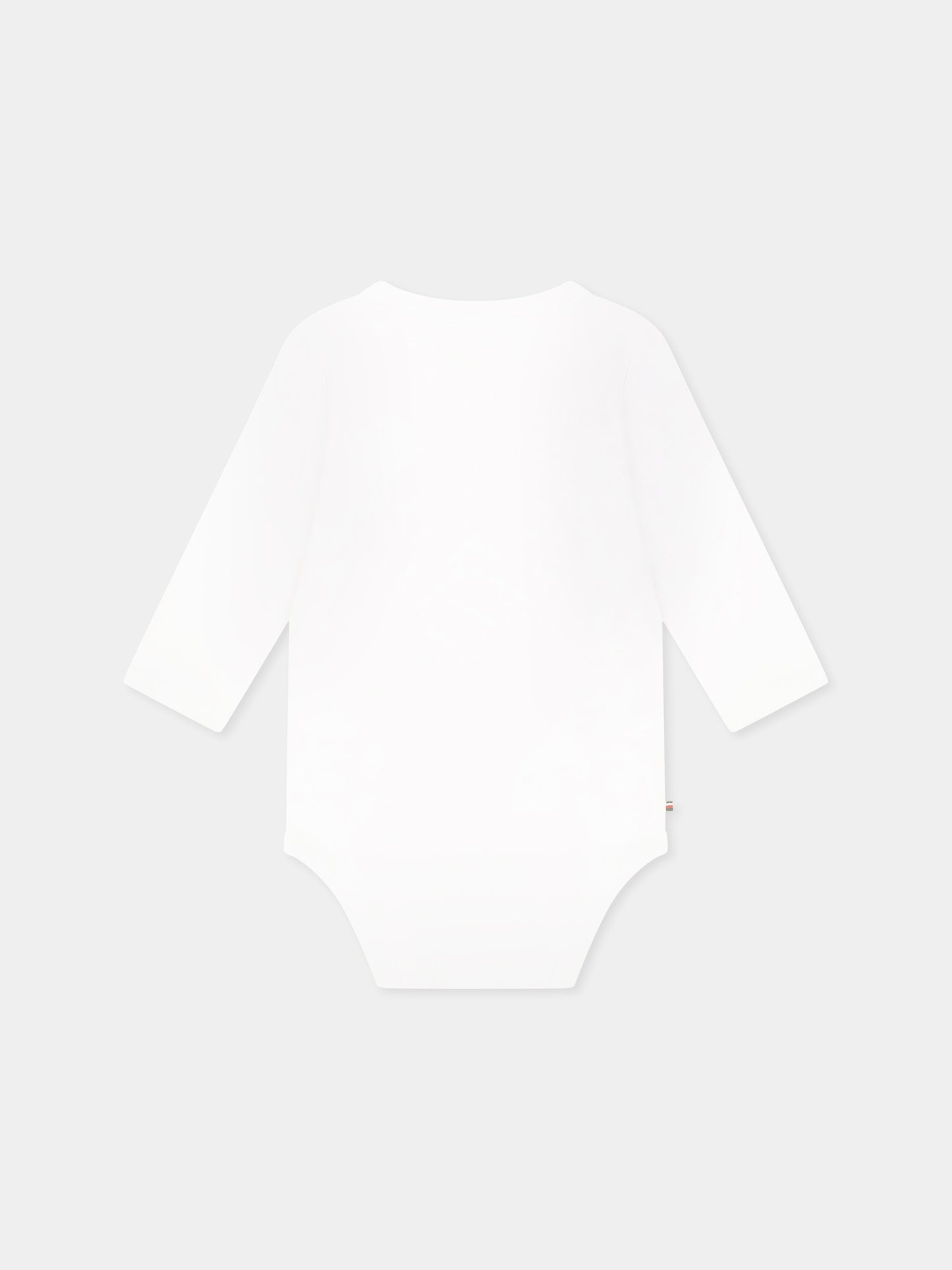 Body bianco per neonati con logo,Tommy Hilfiger Junior,24F THKN0KN01974J KN0KN01974 YBR