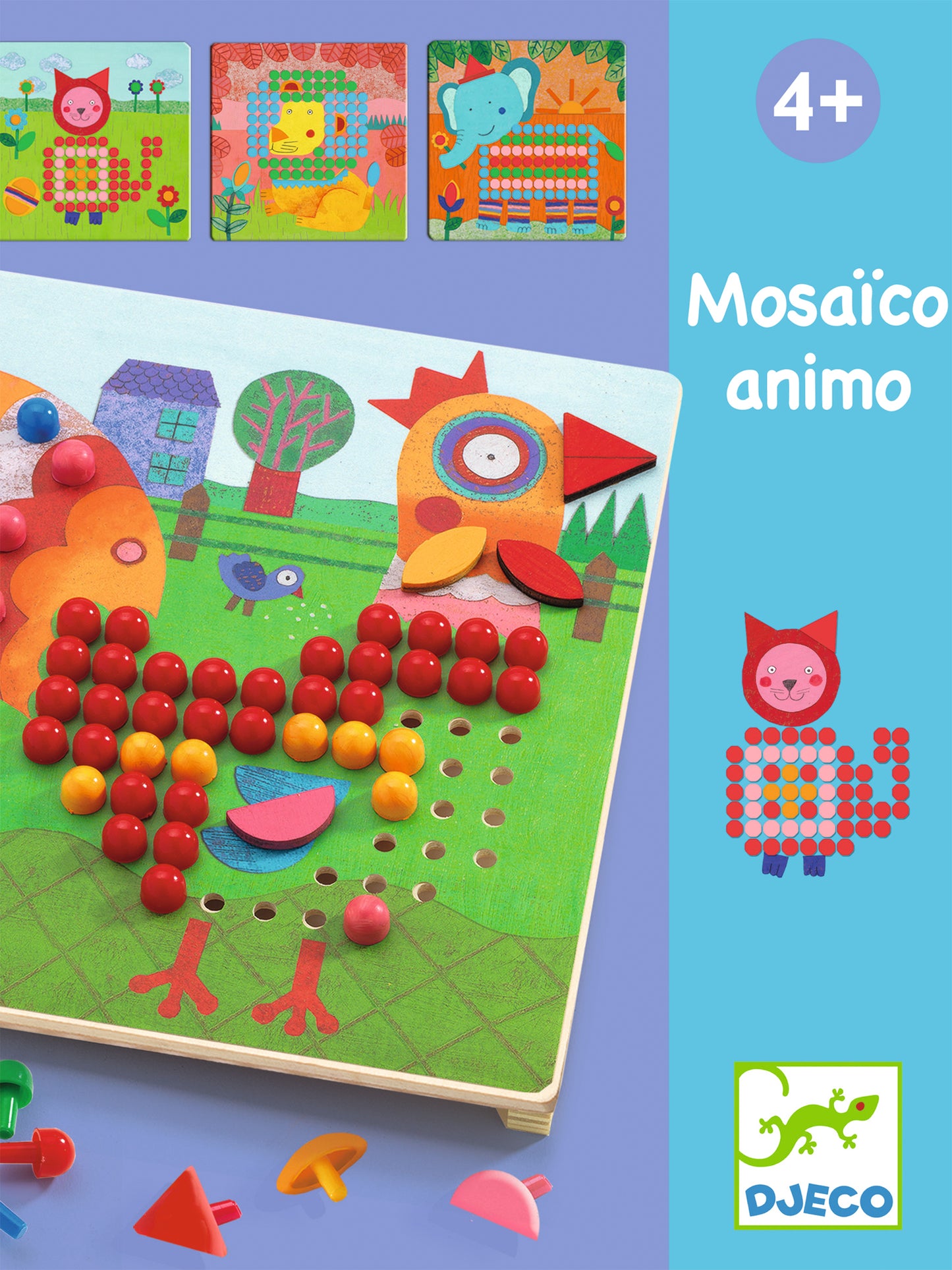 Mosaico multicolor per bambini,Djeco,DJ08137