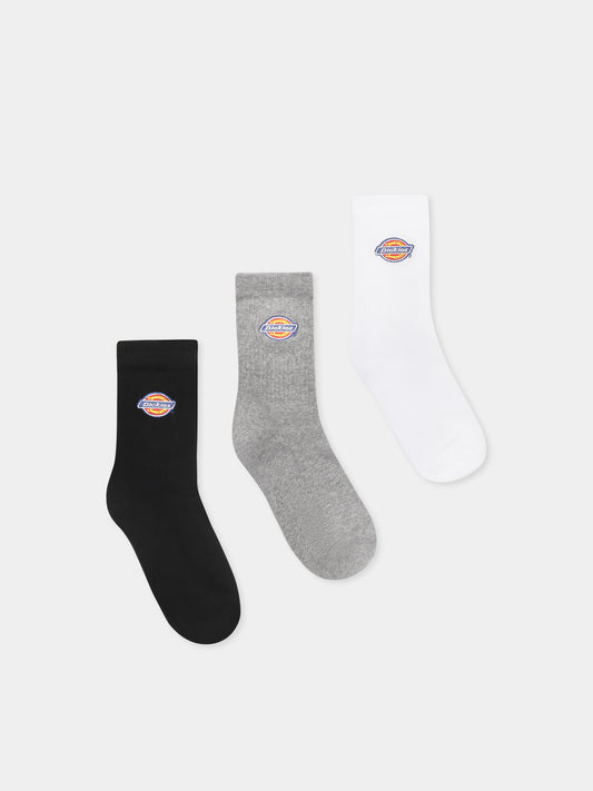 Set calze multicolor per bambino con logo,Dickies,DK0A4Z6UGYM1