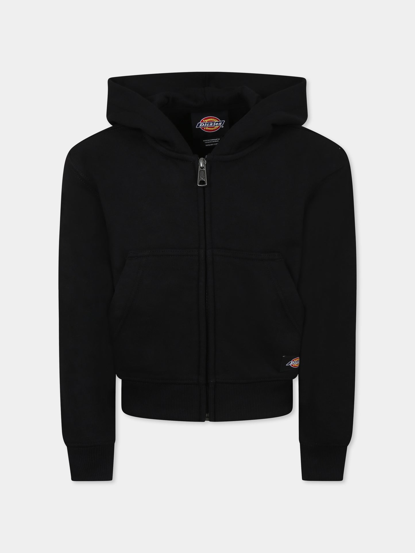 Felpa nera per bambino con logo,Dickies,DK0A4Z6WBLK1