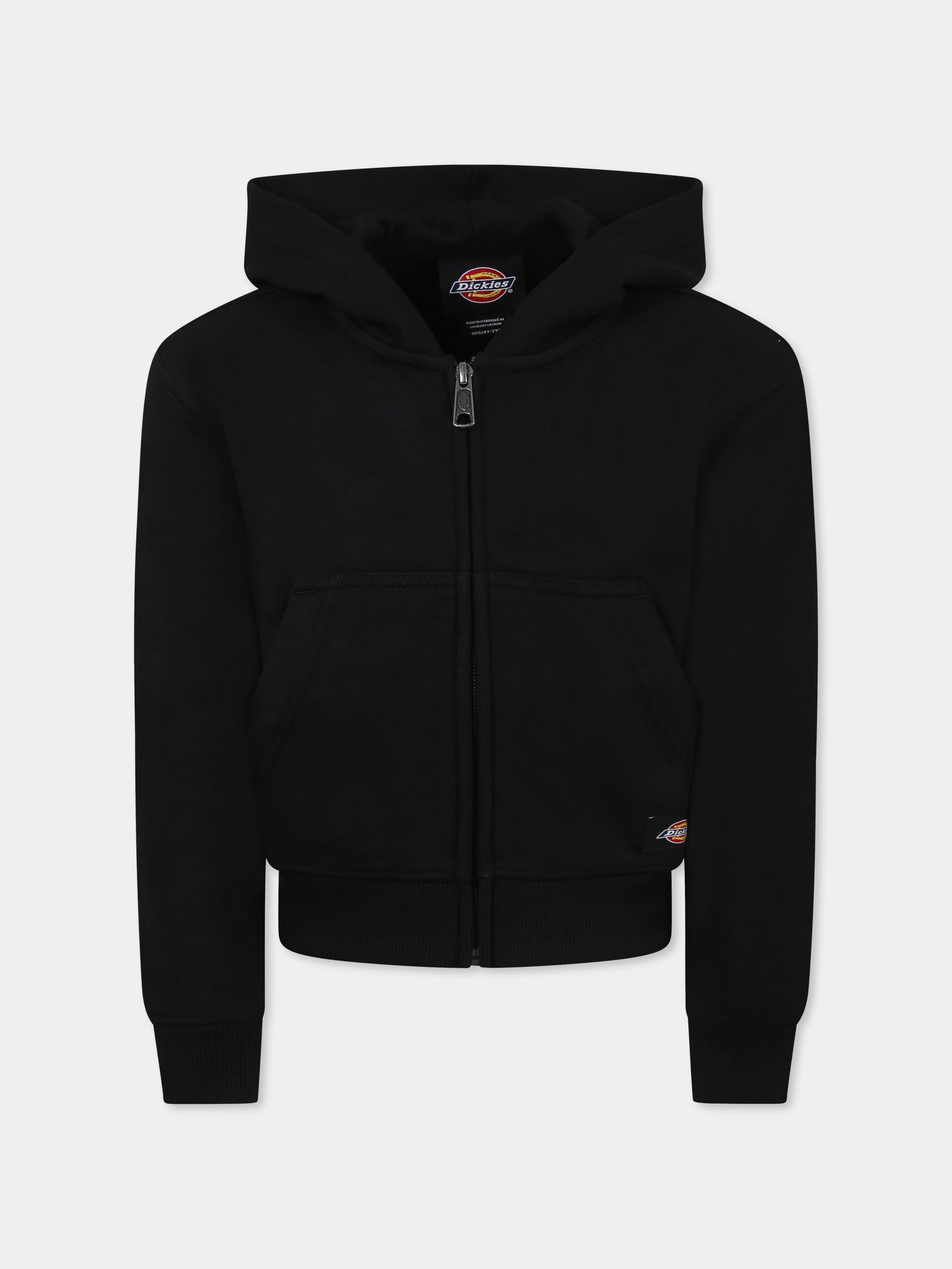 Felpa nera per bambino con logo,Dickies,DK0A4Z6WBLK1