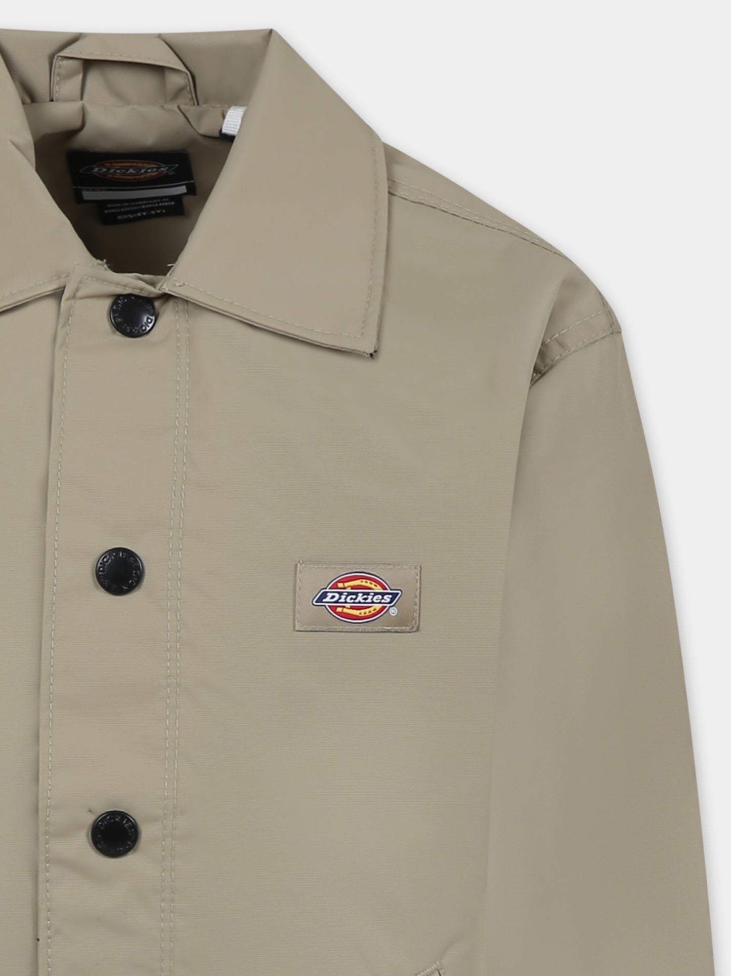 Giubbotto beige per bambino con logo,Dickies,DK0KJR31KHK1