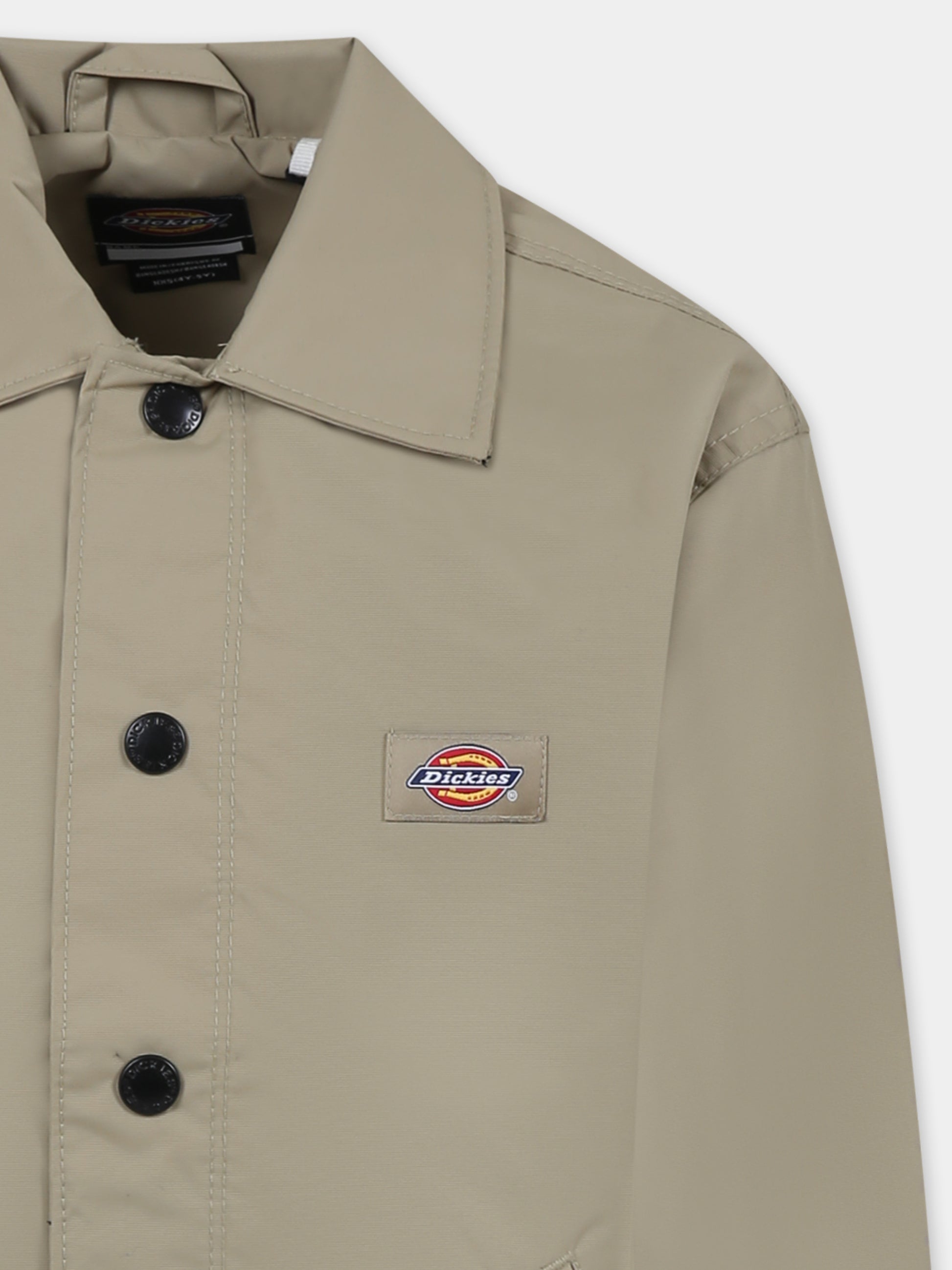 Giubbotto beige per bambino con logo,Dickies,DK0KJR31KHK1