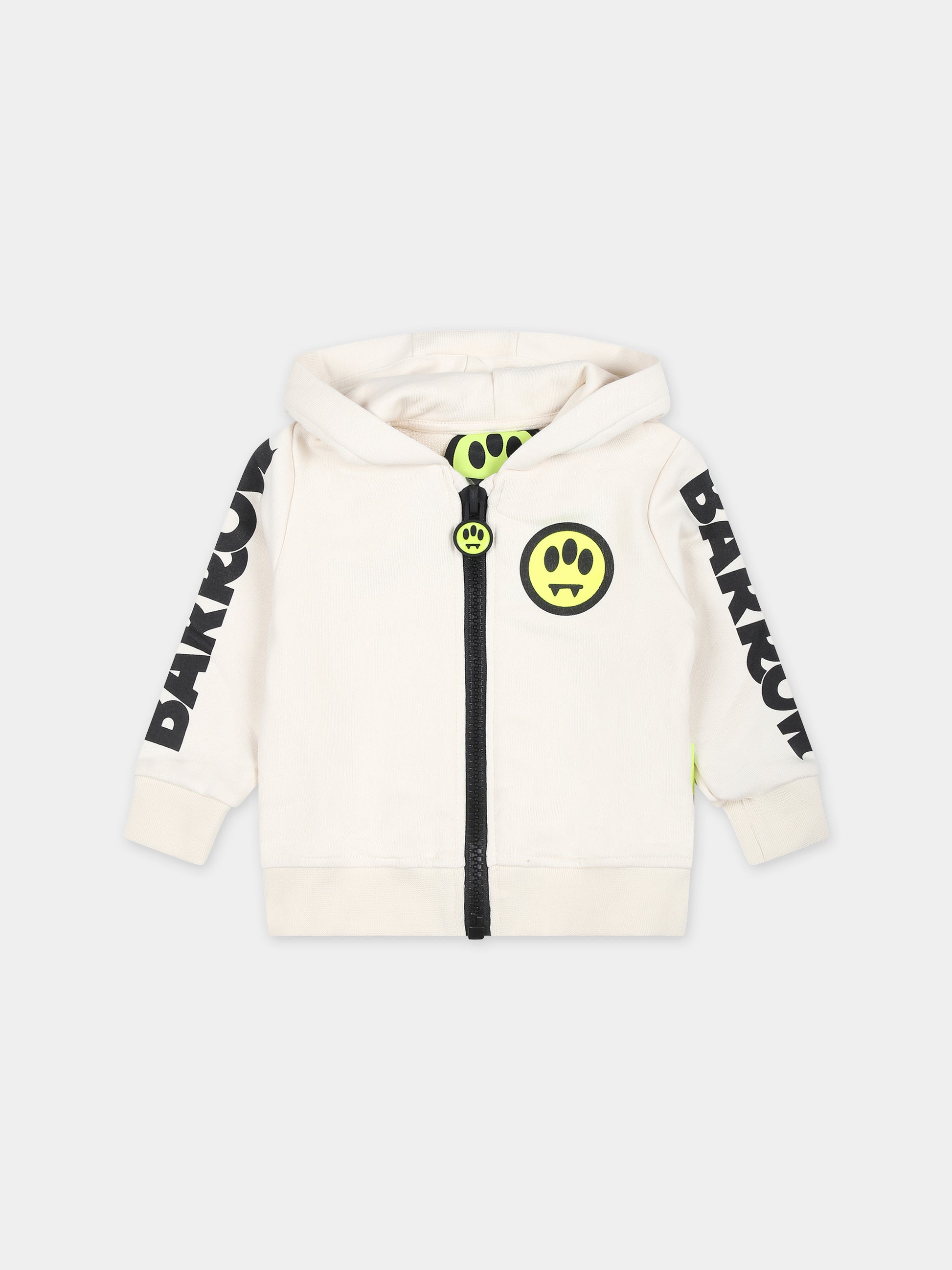 Felpa avorio per neonati con smile,Barrow,S4BKUNZH144 013