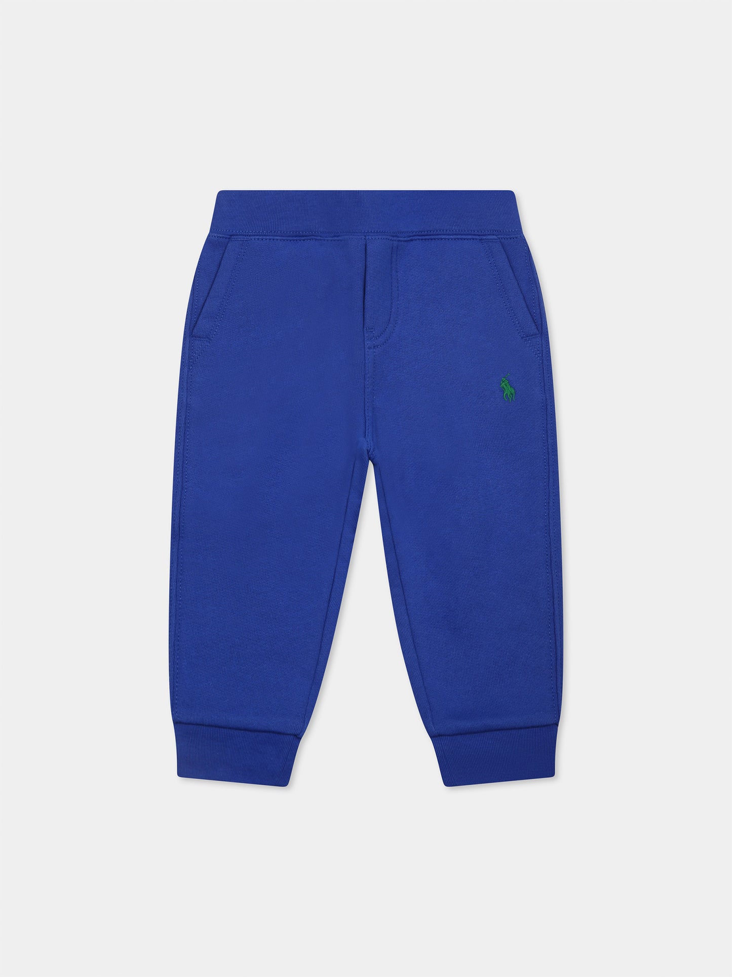 Blue sweatshirt for baby boy with horse