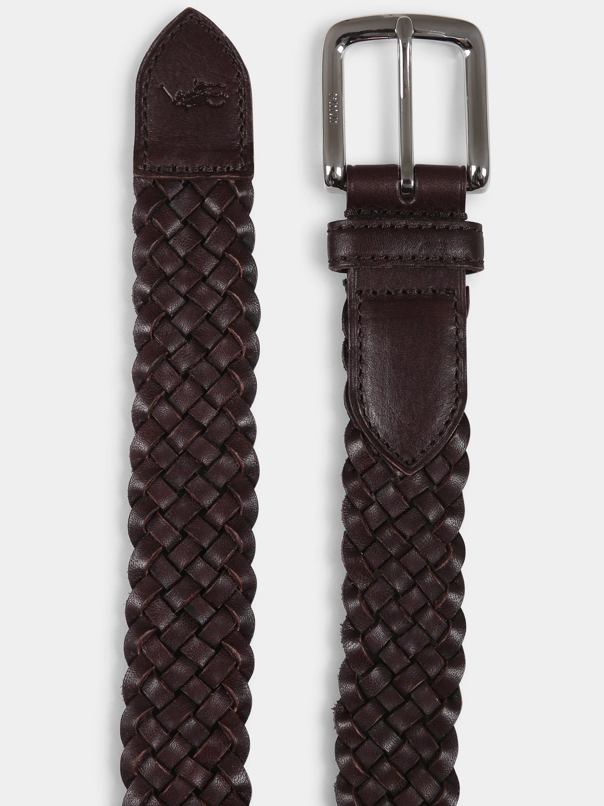 Cintura marrone per bamibino con logo,Ralph Lauren Kids,951501001 DARK BROWN