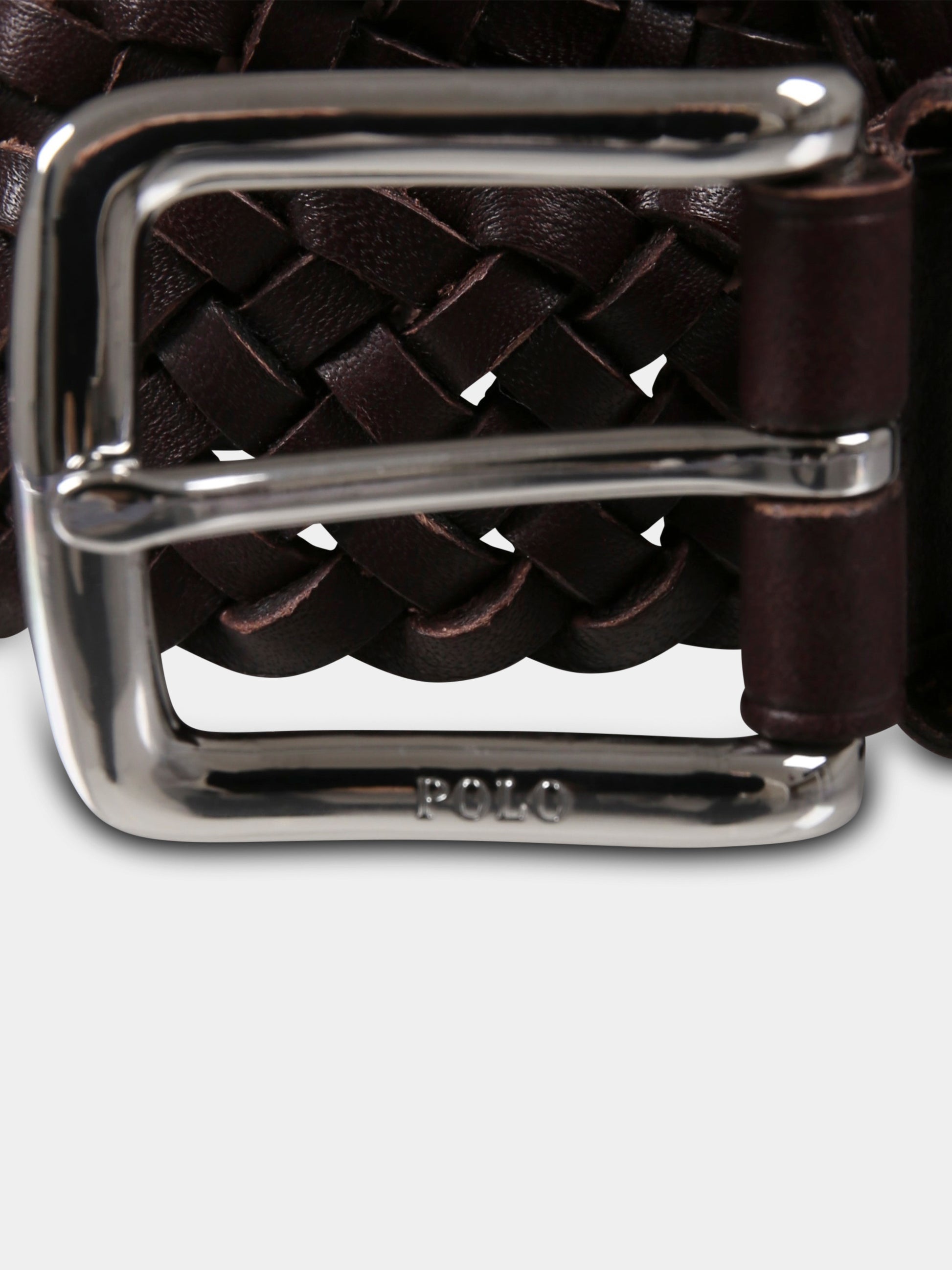 Cintura marrone per bamibino con logo,Ralph Lauren Kids,951501001 DARK BROWN