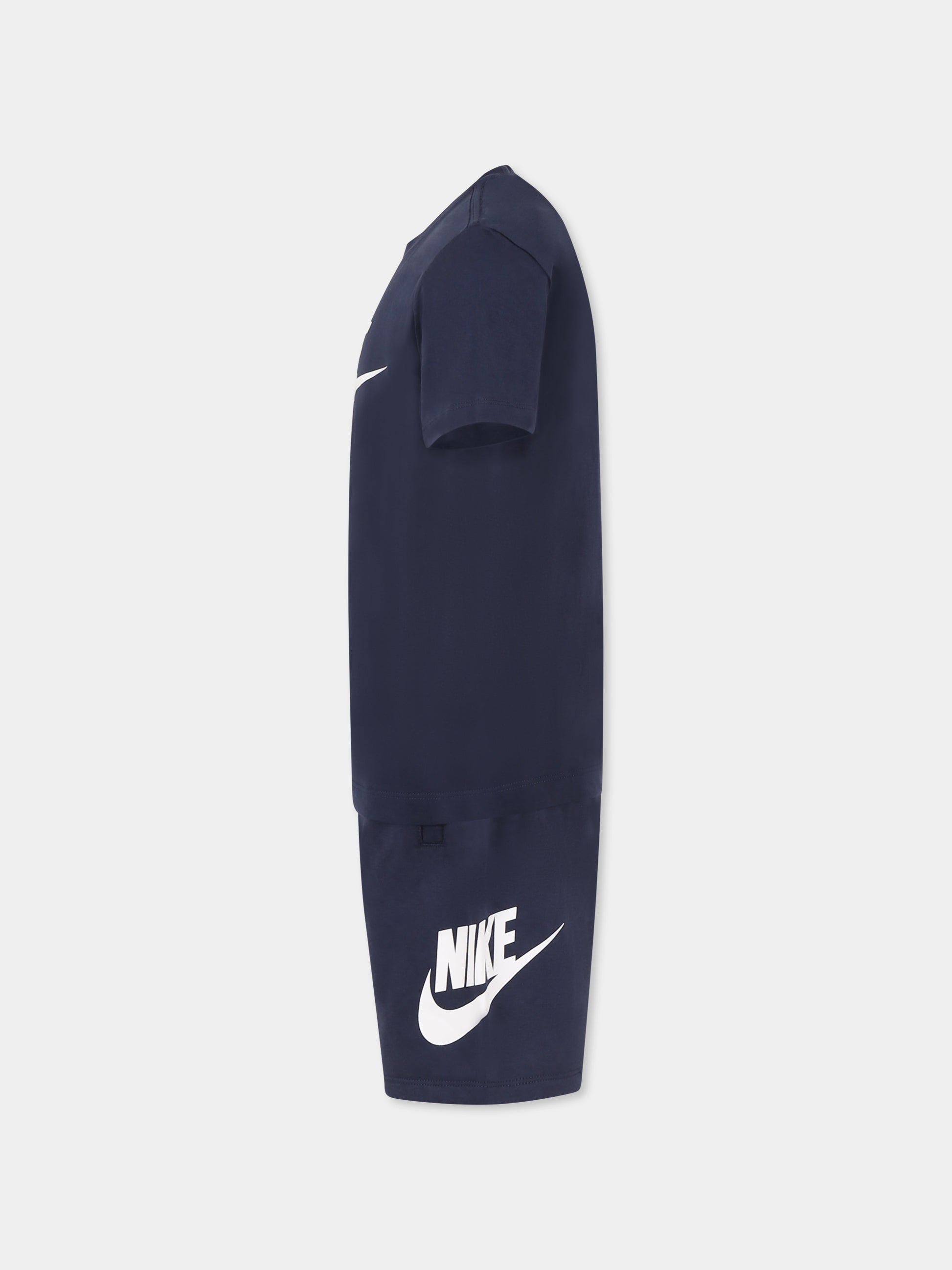 Completo blu per bambino con logo,Nike,86L596 U90