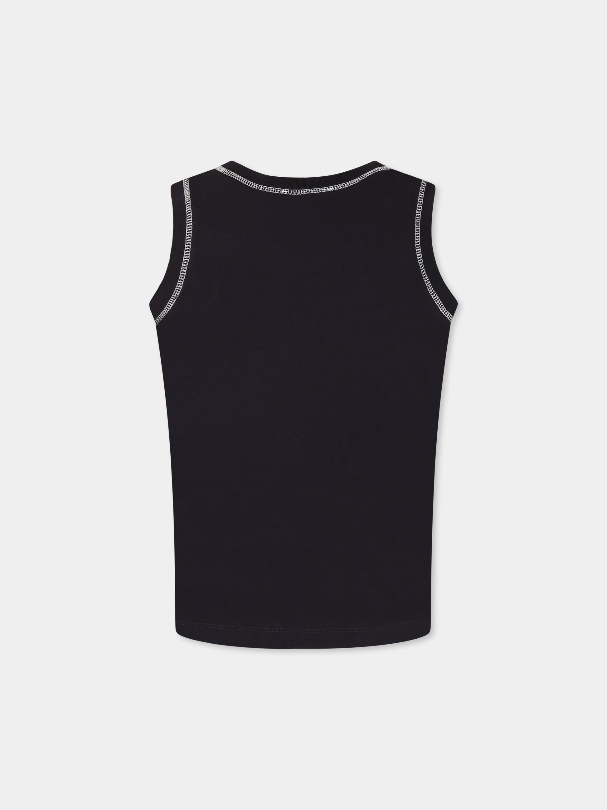 Canotta blu per bambini con logo,Marni Kids,M01411 M00RF MT273U 0M803