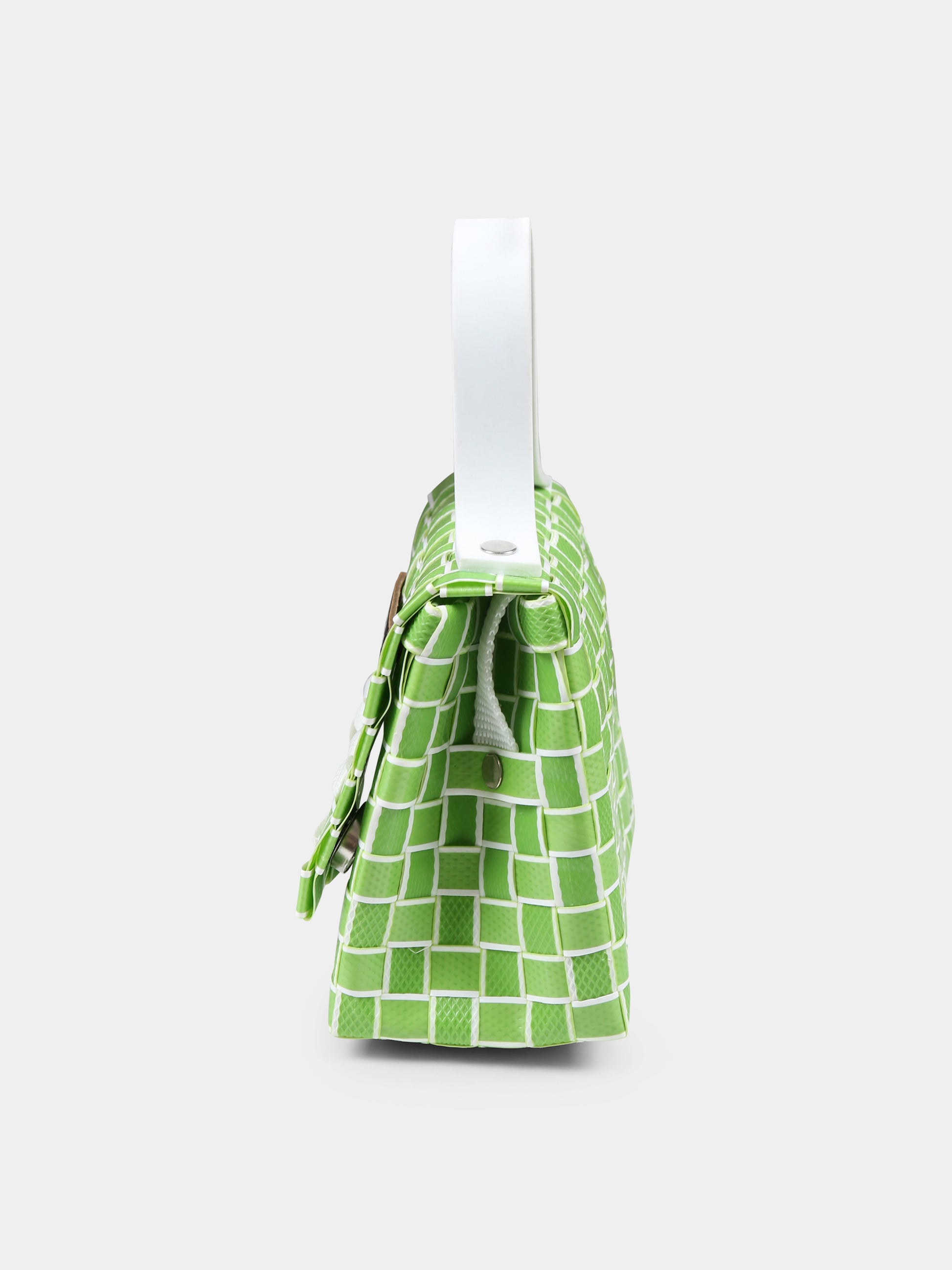 Borsa verde per bambina con logo,Marni Kids,M01482 M00IW MW100F 0MC71