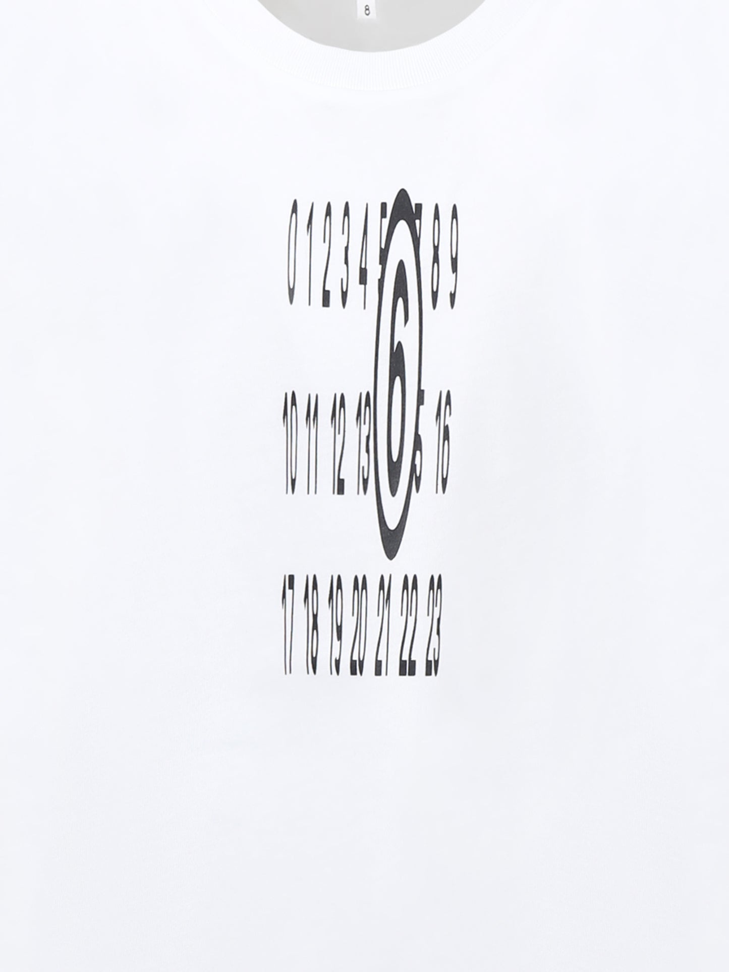 T-shirt bianca per bambini con logo,Mm6 Maison Margiela,M60804 MM02Y MM6T123U M6100