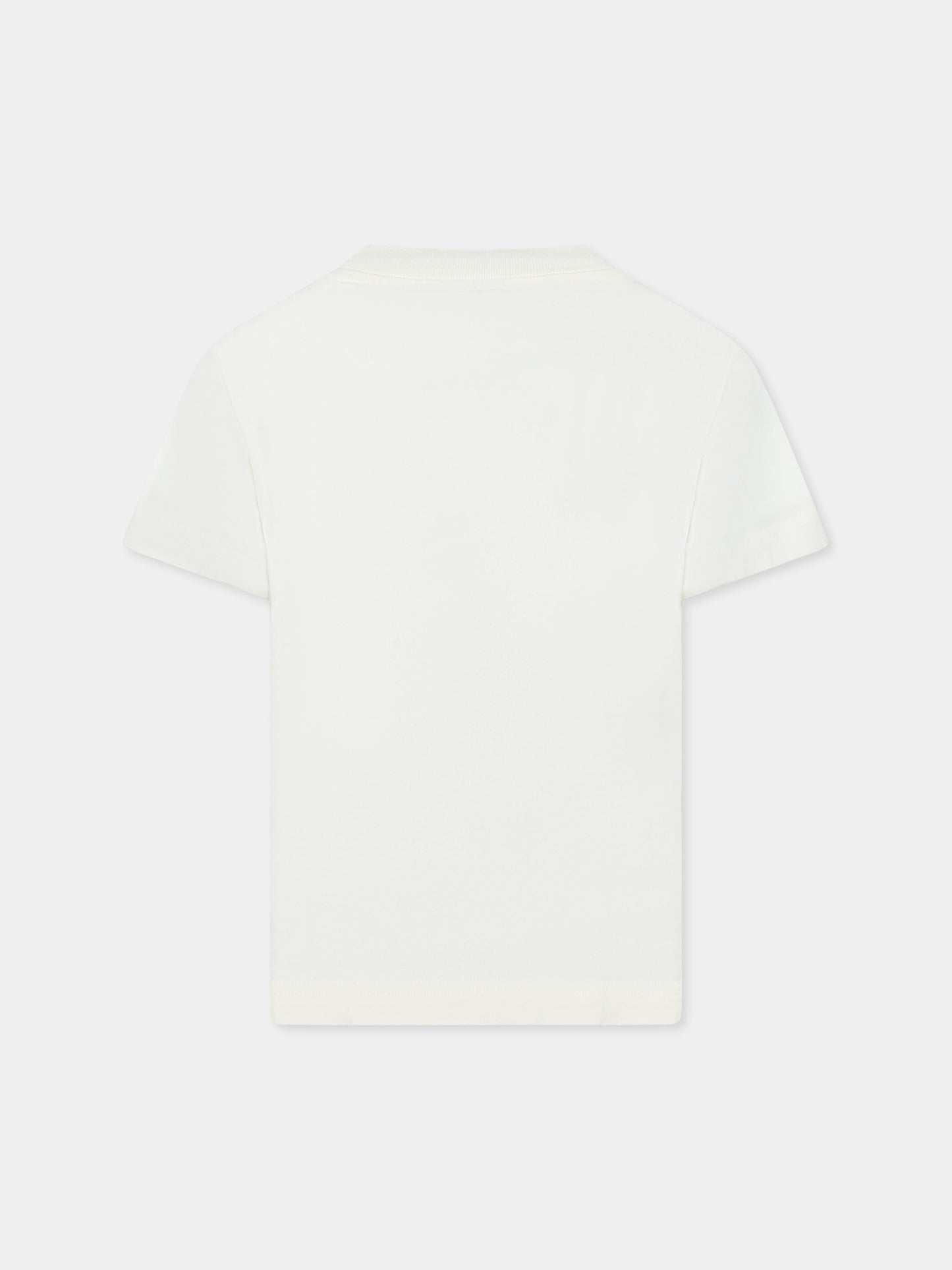 Ivory t-shirt for boy with bear