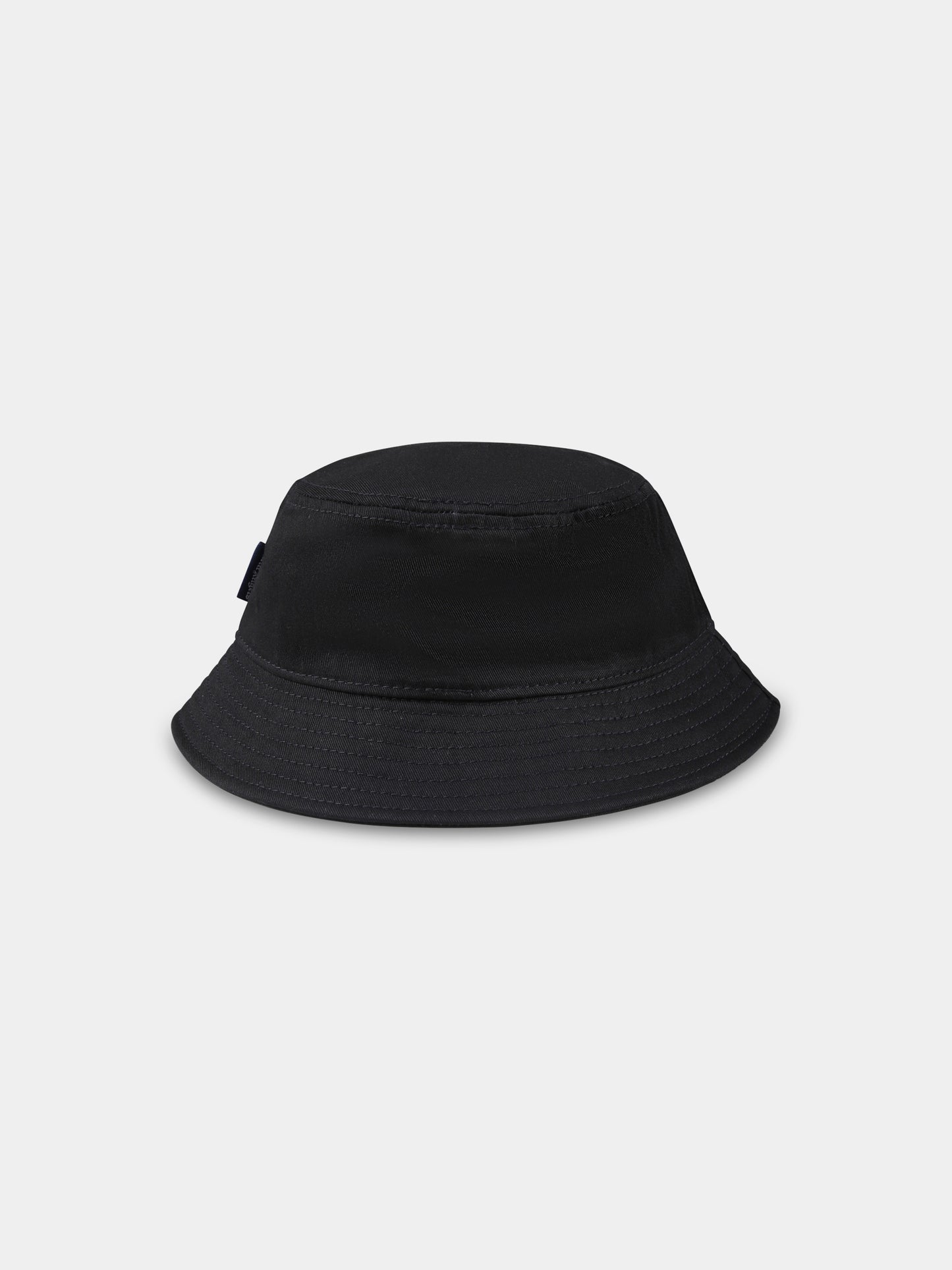 Black cloche for kids with logo
