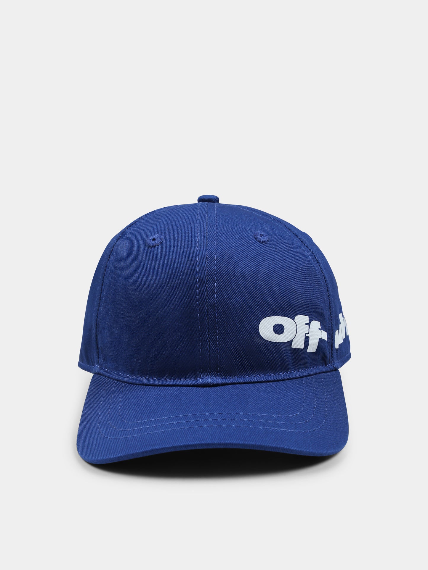Cappello blu per bambino con logo,Off White,OBLB002S25FAB0024501