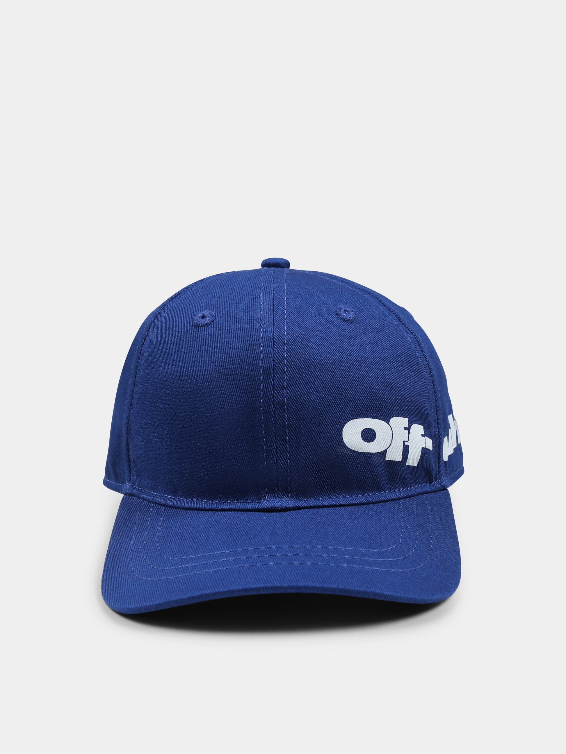 Cappello blu per bambino con logo,Off White,OBLB002S25FAB0024501