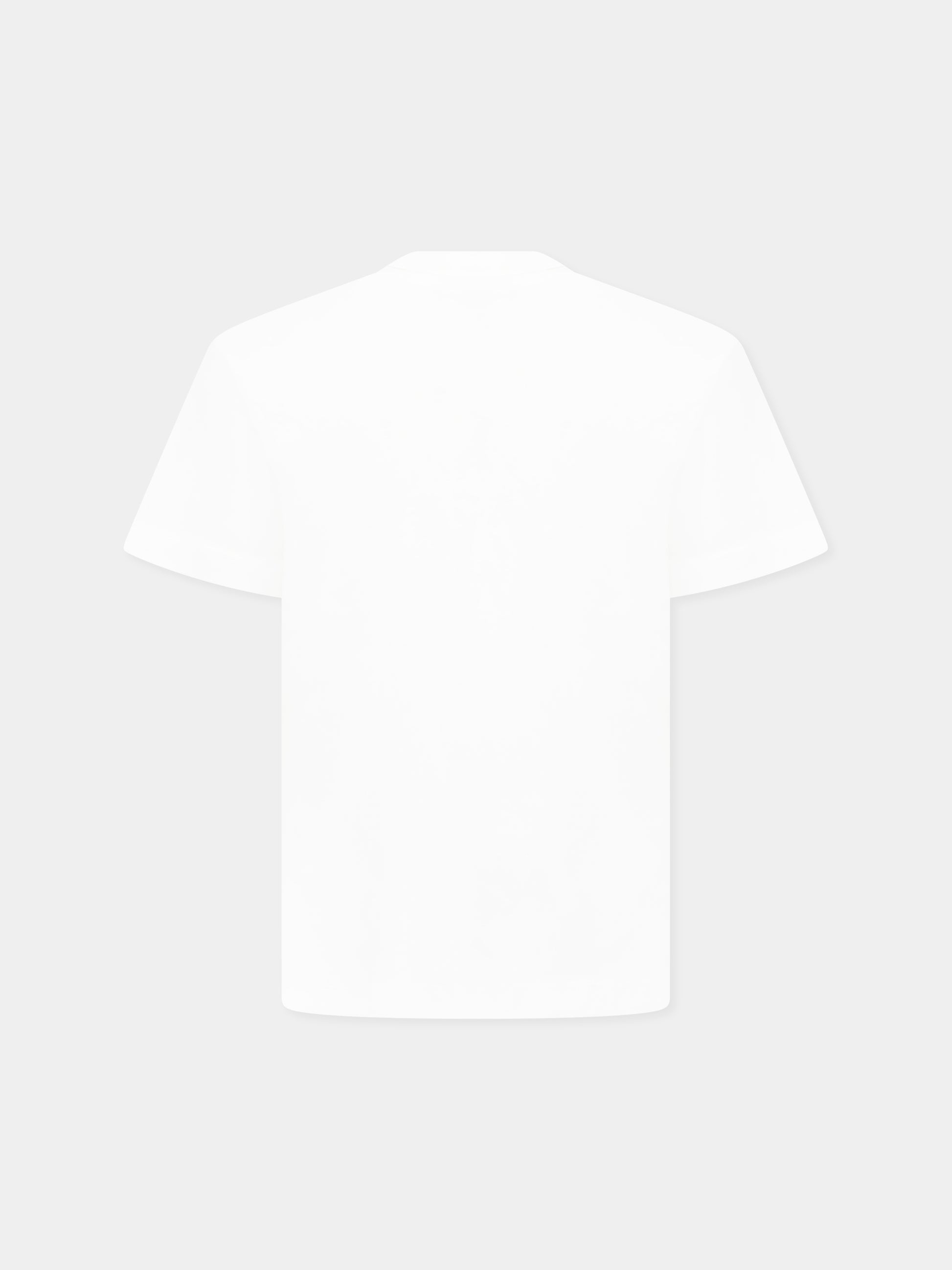 T-shirt bianca per bambina con logo e farfalle,Off White,OGAA001S25JER0030110