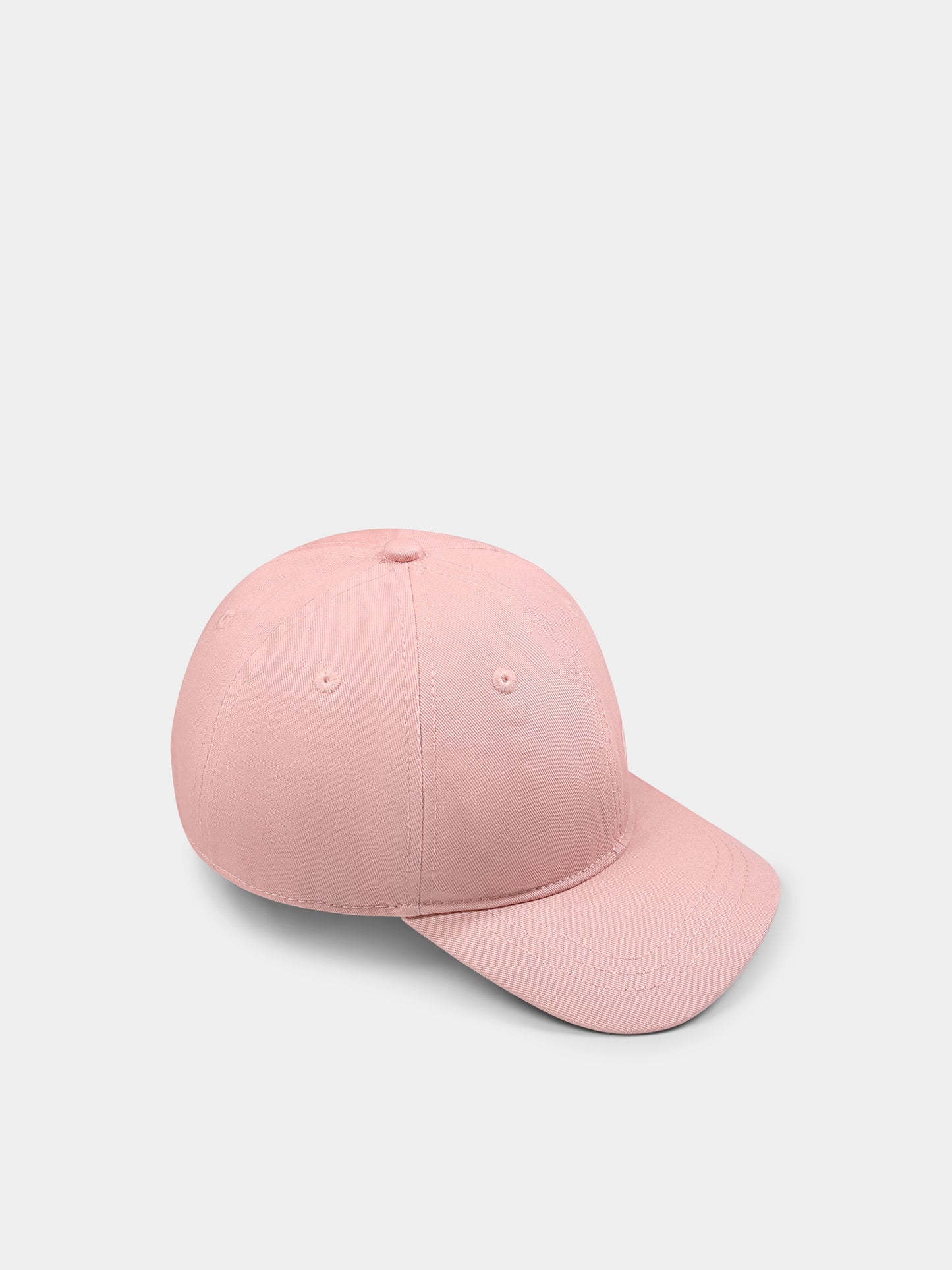 Pink hat for girl with logo