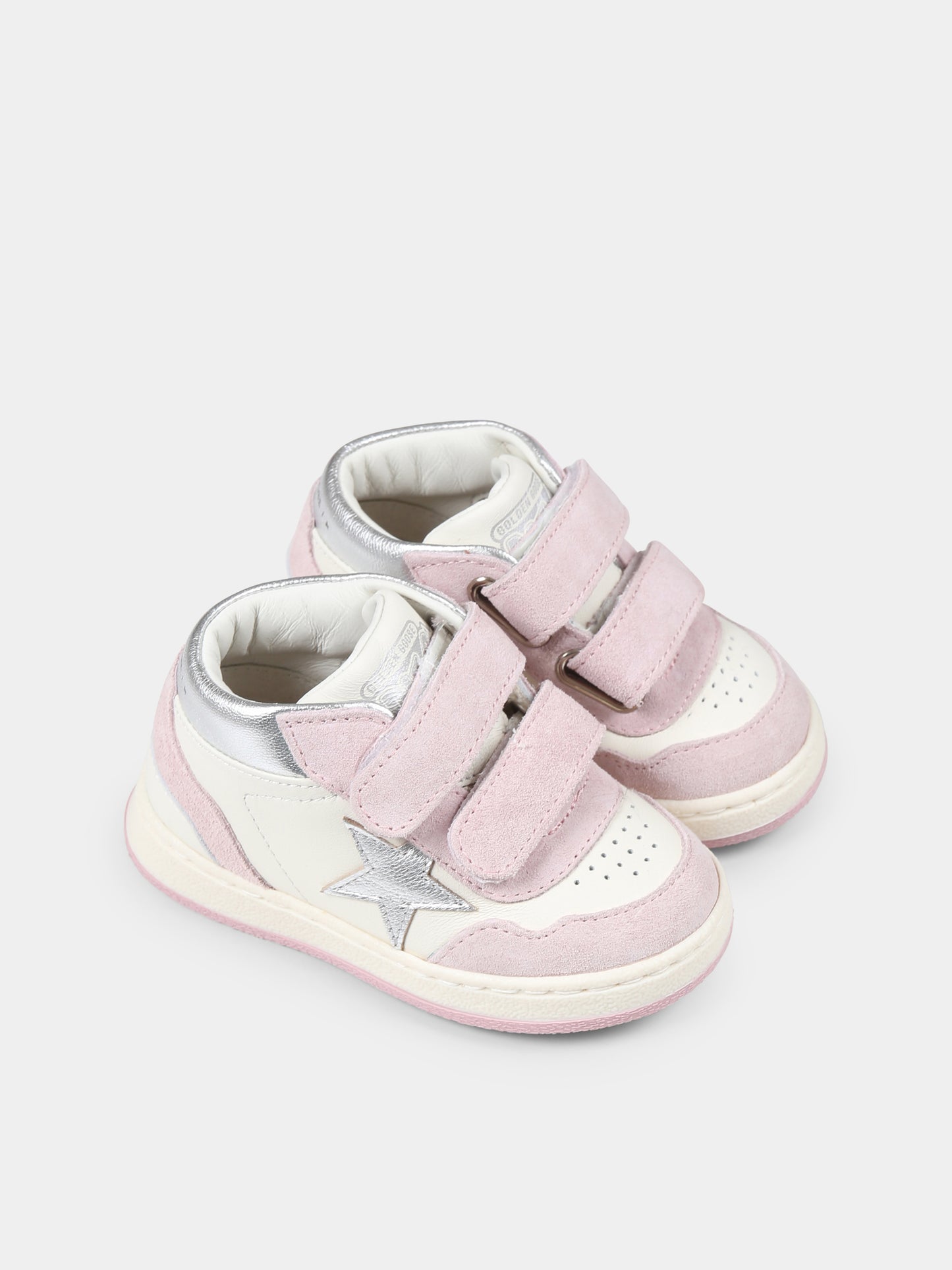 Sneakers June avorio per neonata e bambina,Golden Goose,GJF00773 F006748 10308