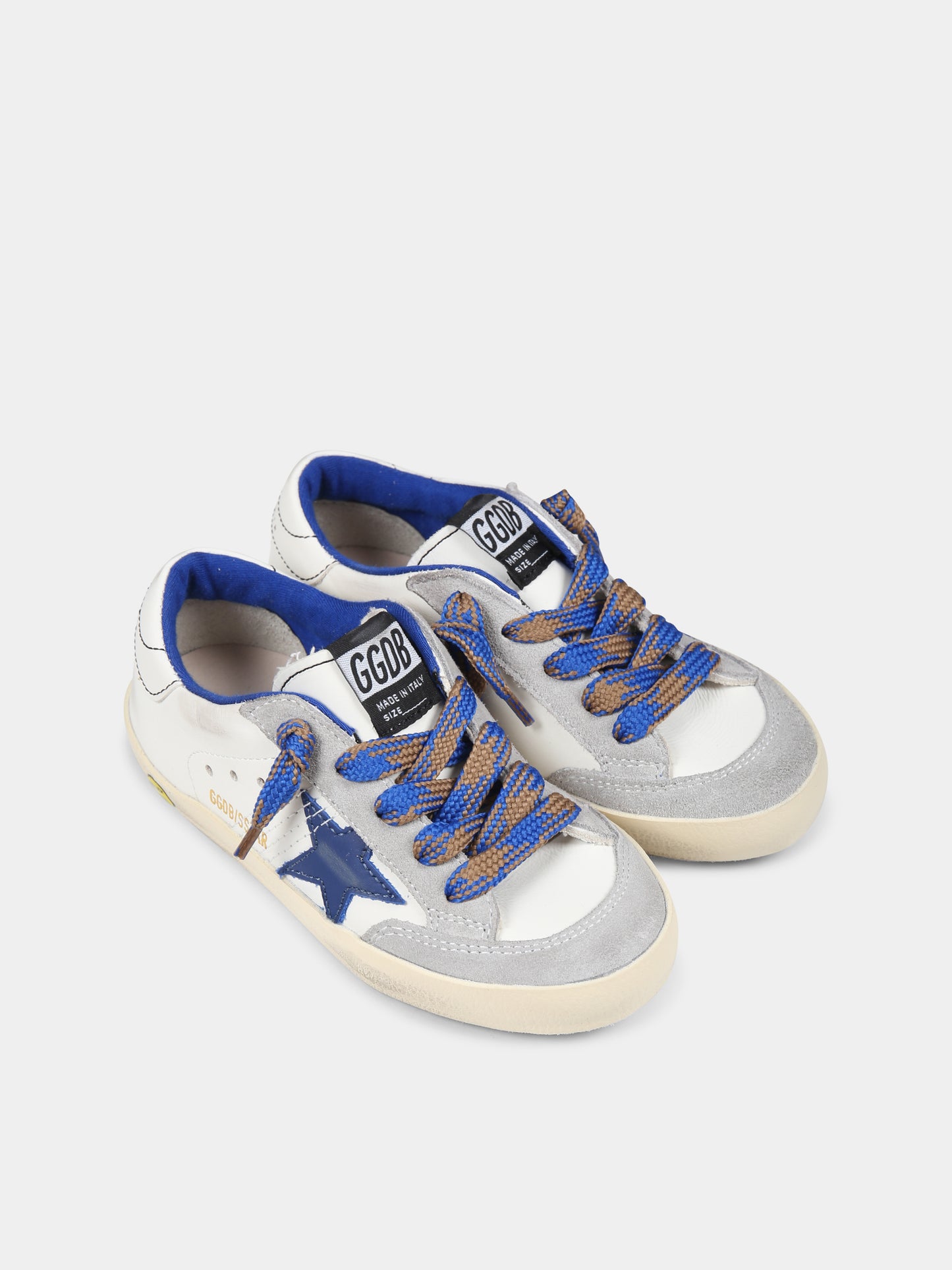 Sneakers Super Star bianche per bambini,Golden Goose,GJF00107 F006755 11660