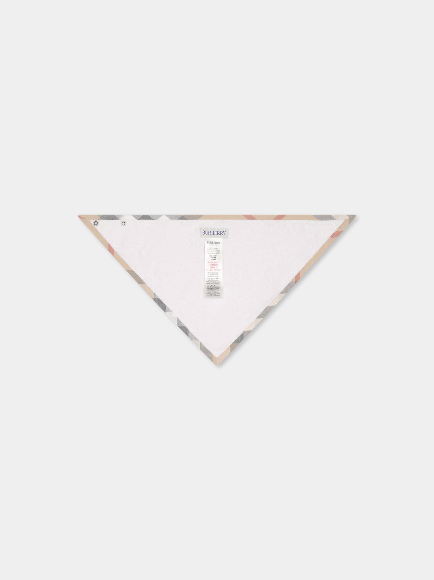 Light blue babygrow set for baby boy with vintage check