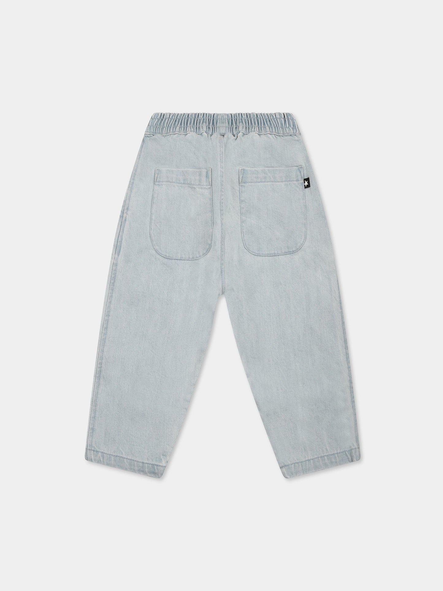 Denim jeans for babykids with smile