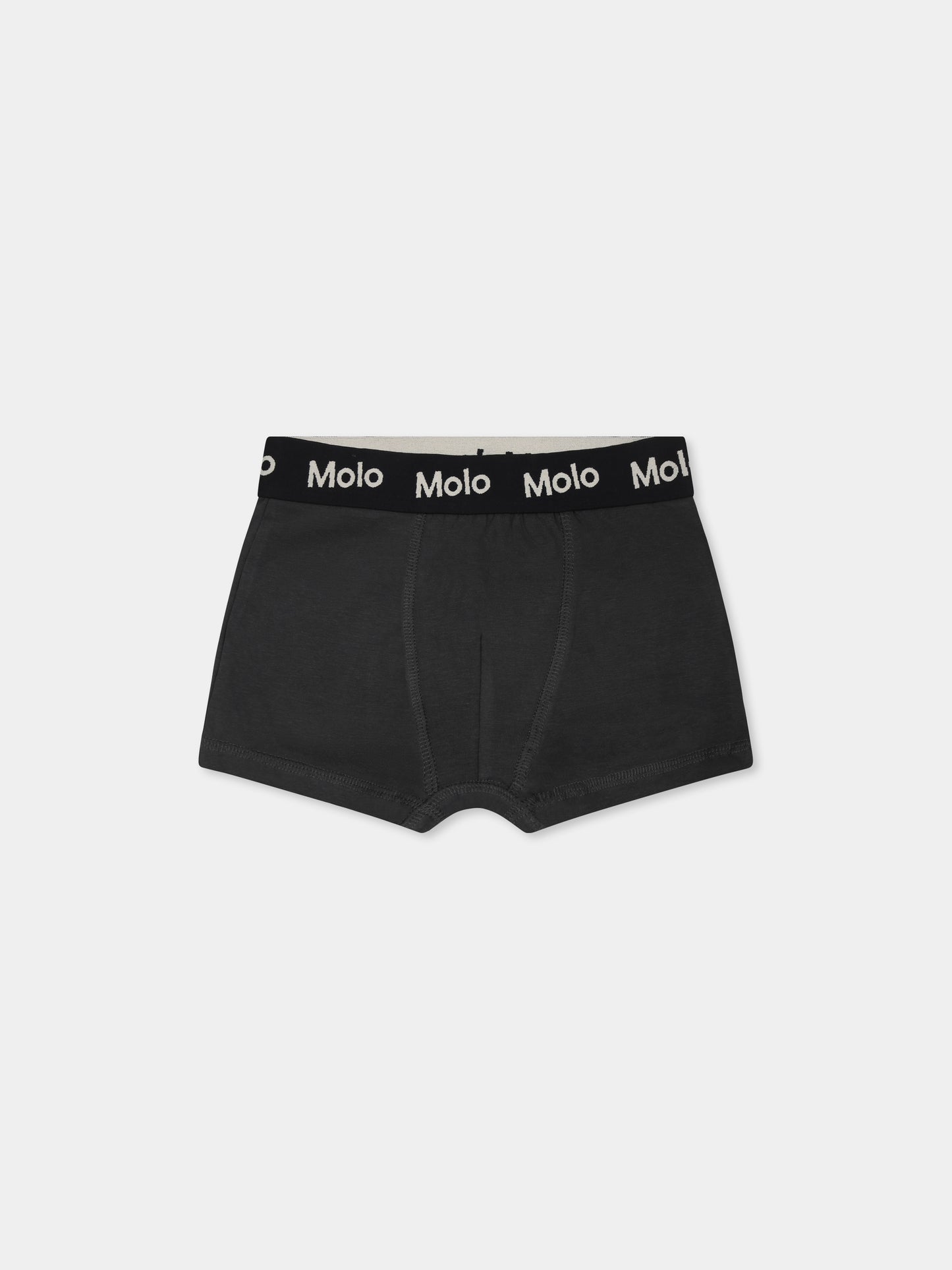 Set boxer multicolor Justin per bambino con logo e stampa palla,Molo,1S25Q201 9351