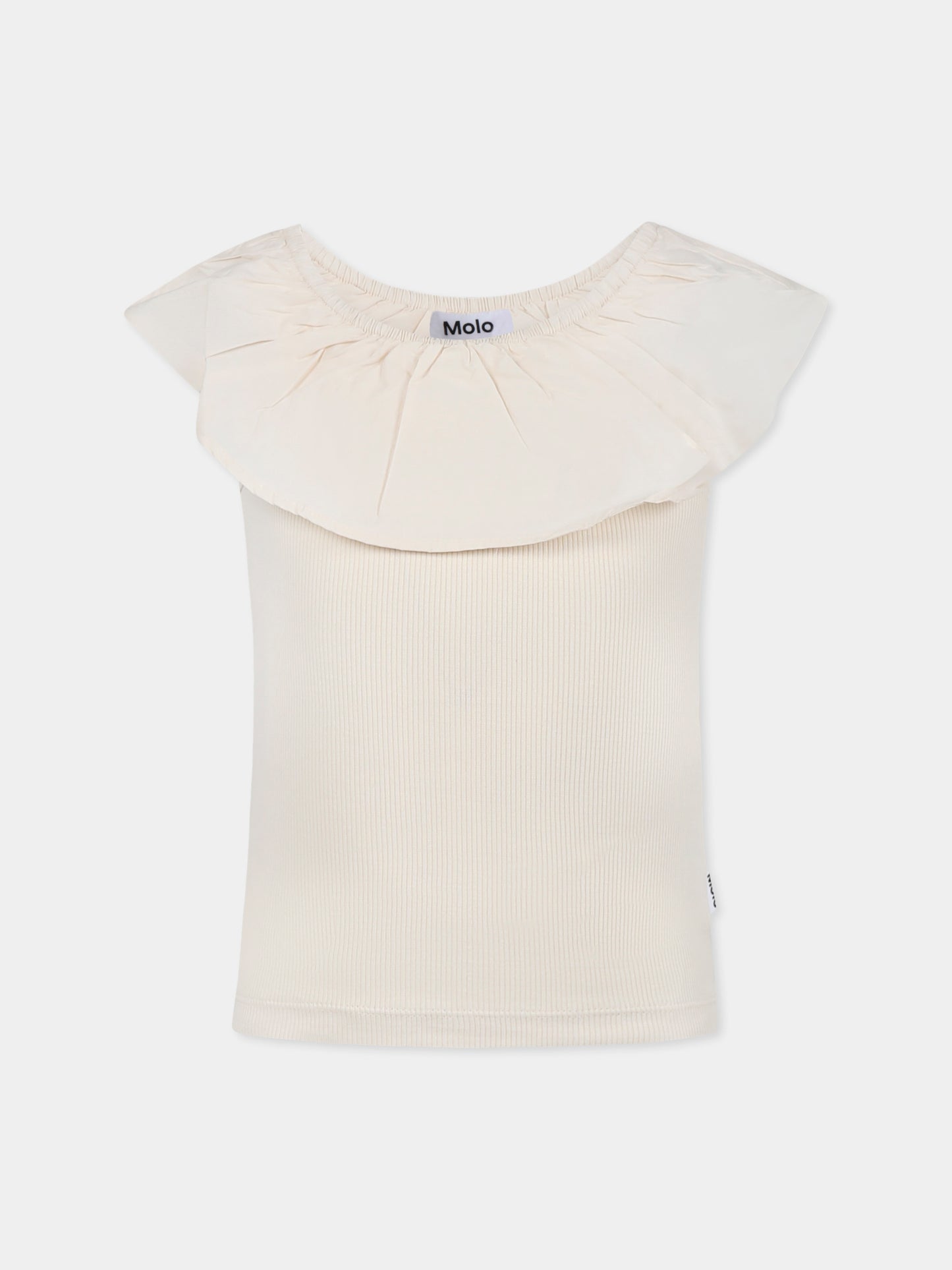 Top Reca avorio per bambina,Molo,2S25A104 5410