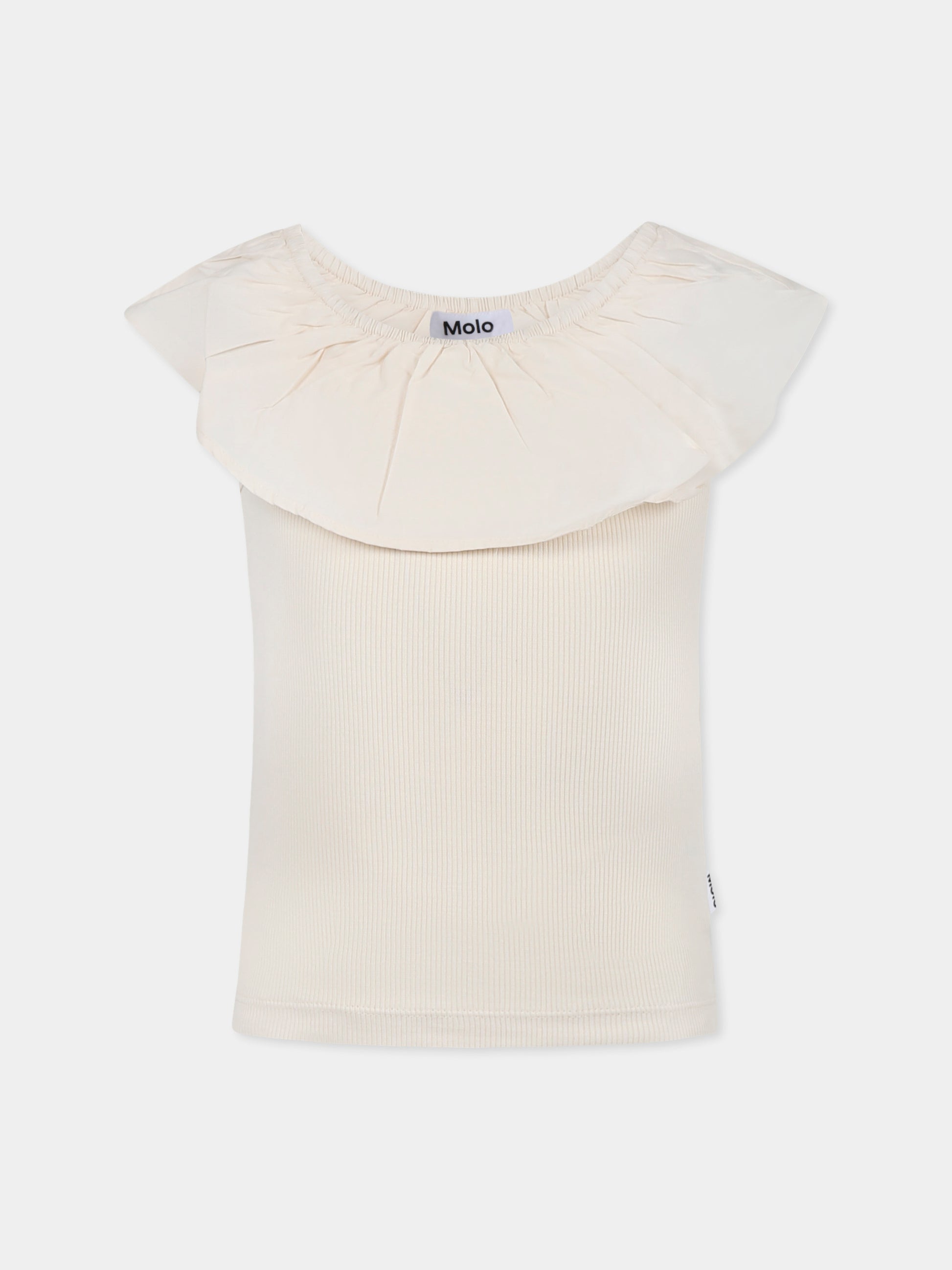 Top Reca avorio per bambina,Molo,2S25A104 5410