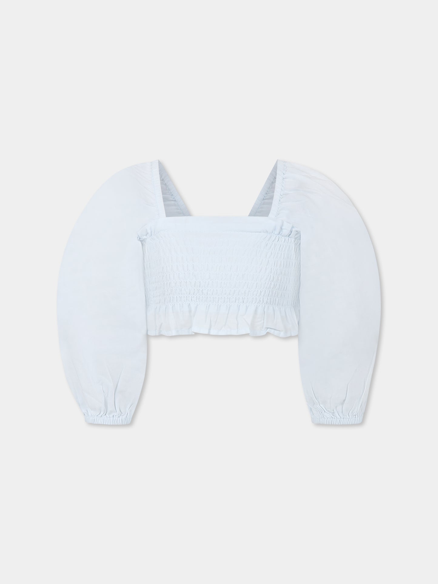 Top crop Rosemary celeste per bambina,Molo,2S25C301 5467