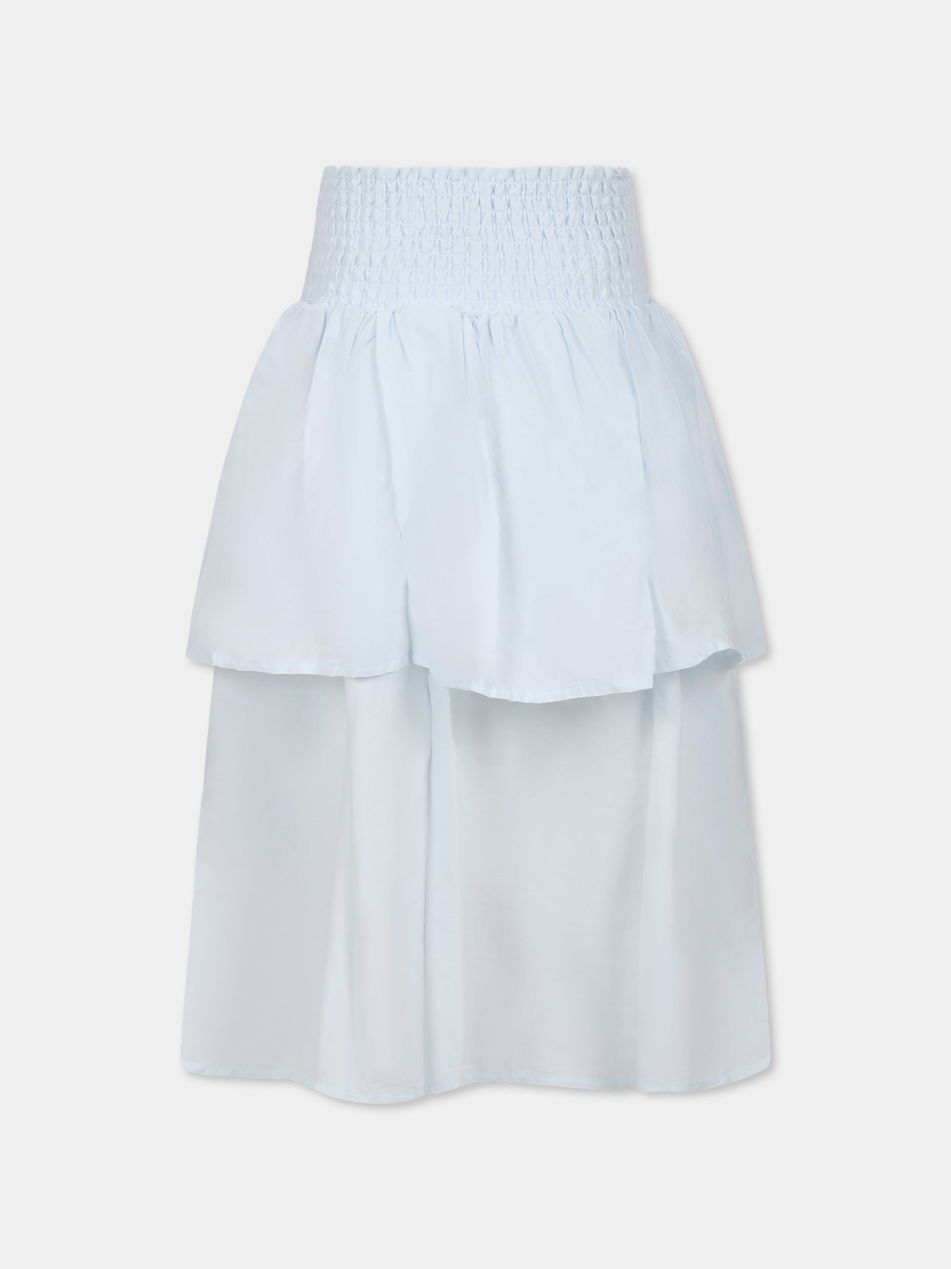 Gonna Brenna celeste per bambina,Molo,2S25D101 5467