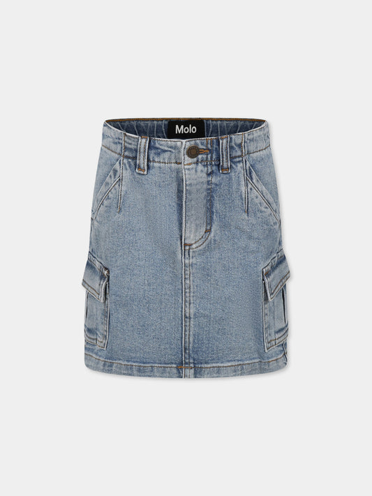 Denim skirt for girl