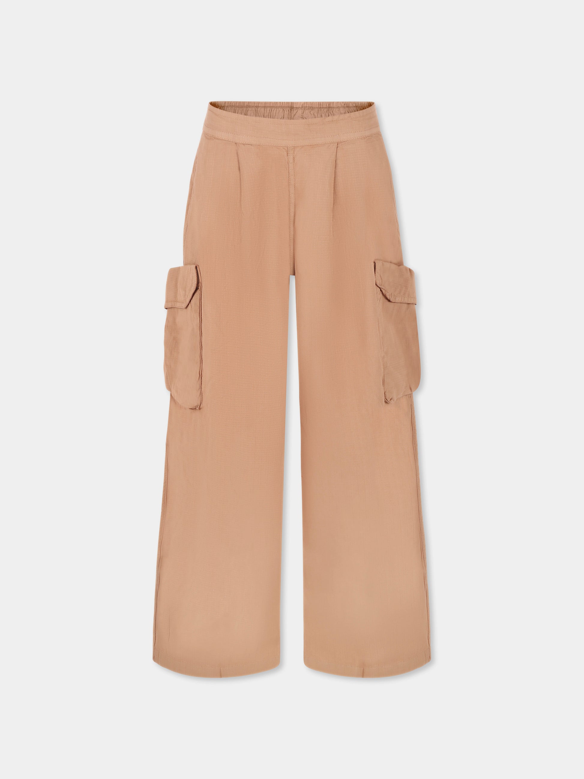 Pantaloni Audie marroni per bambina,Molo,2S25I103 5411