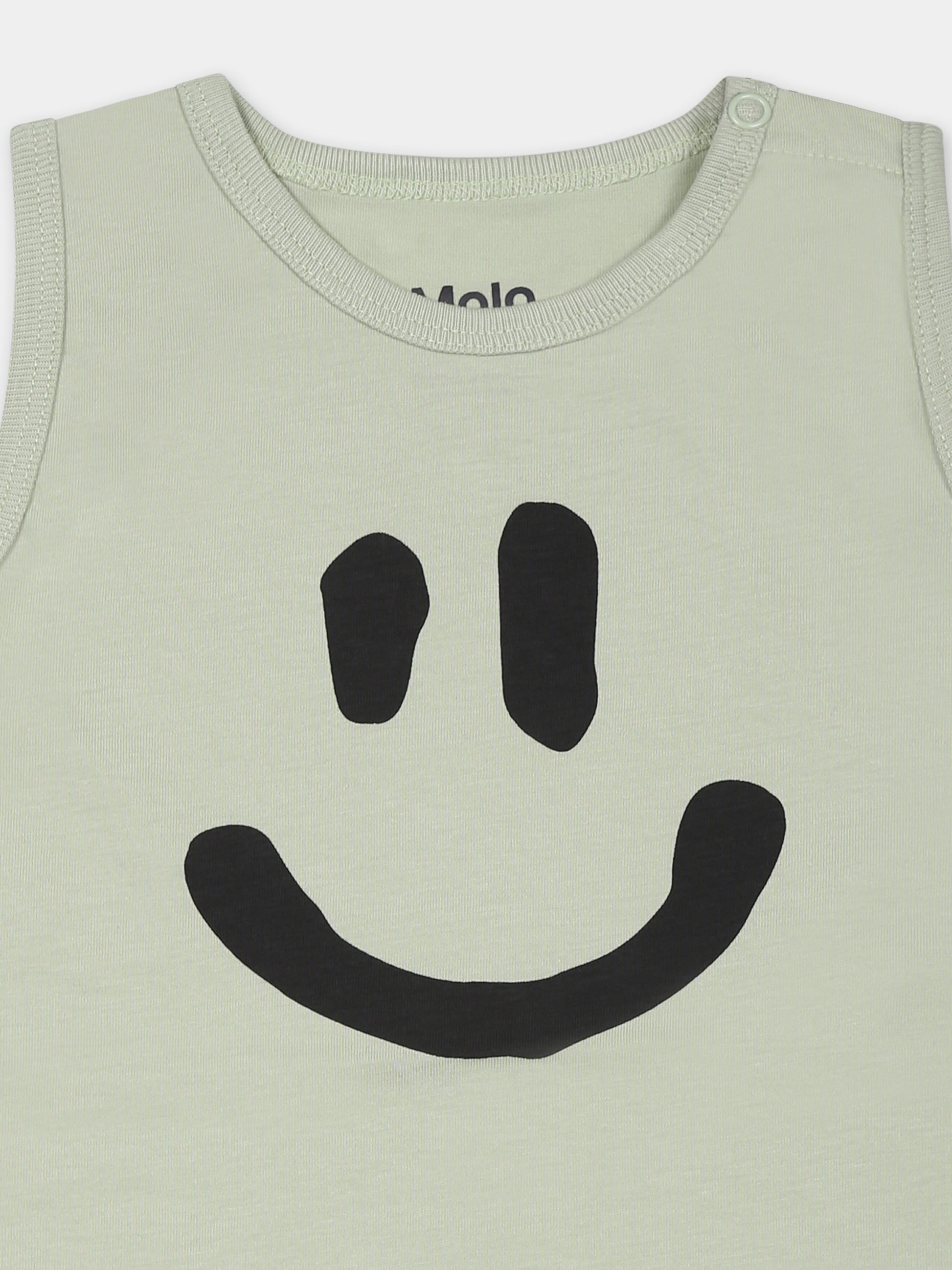 Pagliaccetto Fu verde per neonati con smile,Molo,6S25B403 5406