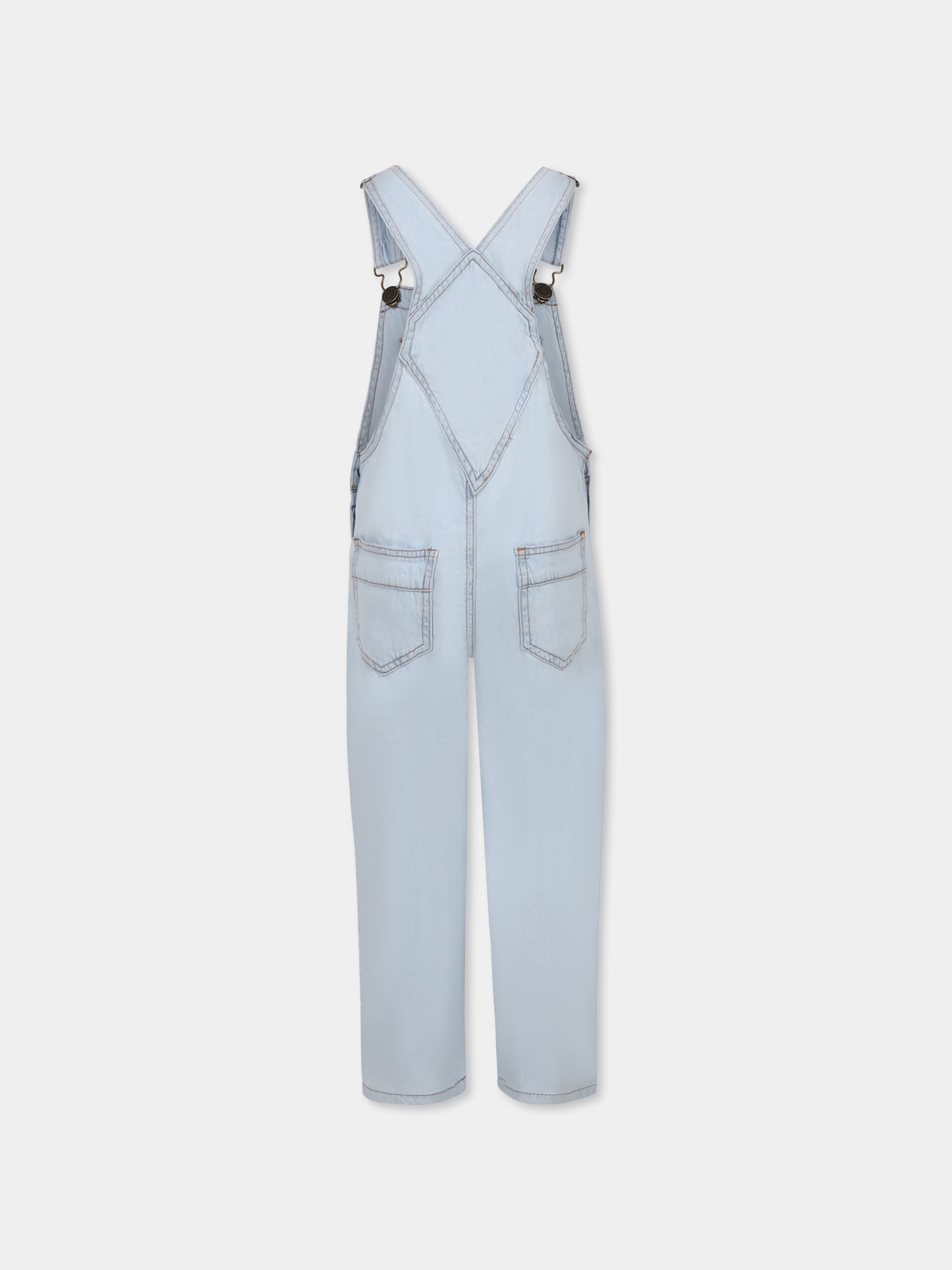 Salopette Aer denim per bambini,Molo,6S25I301 5487