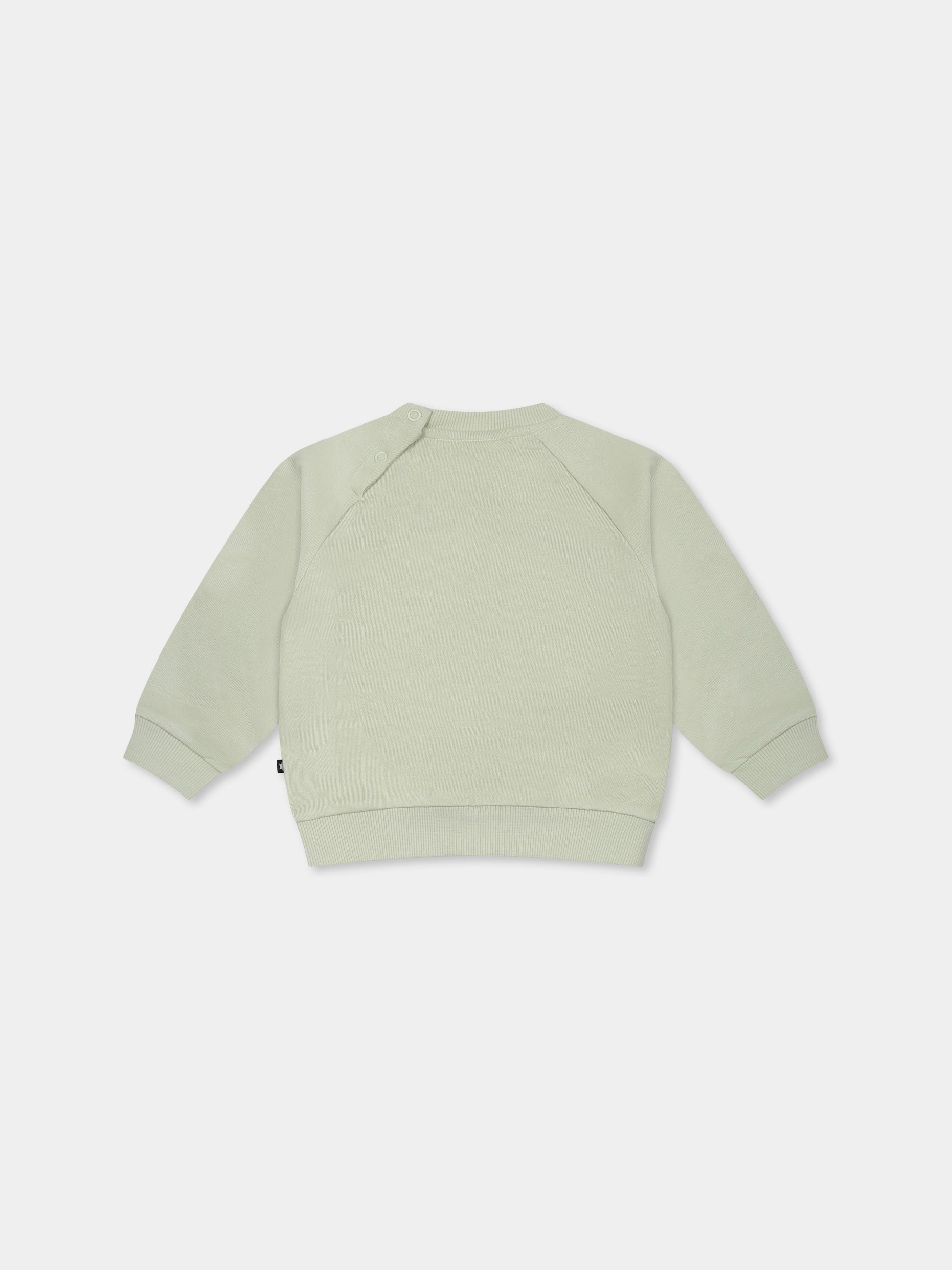 Felpa Disc verde per neonati con smile,Molo,6S25J203 5406