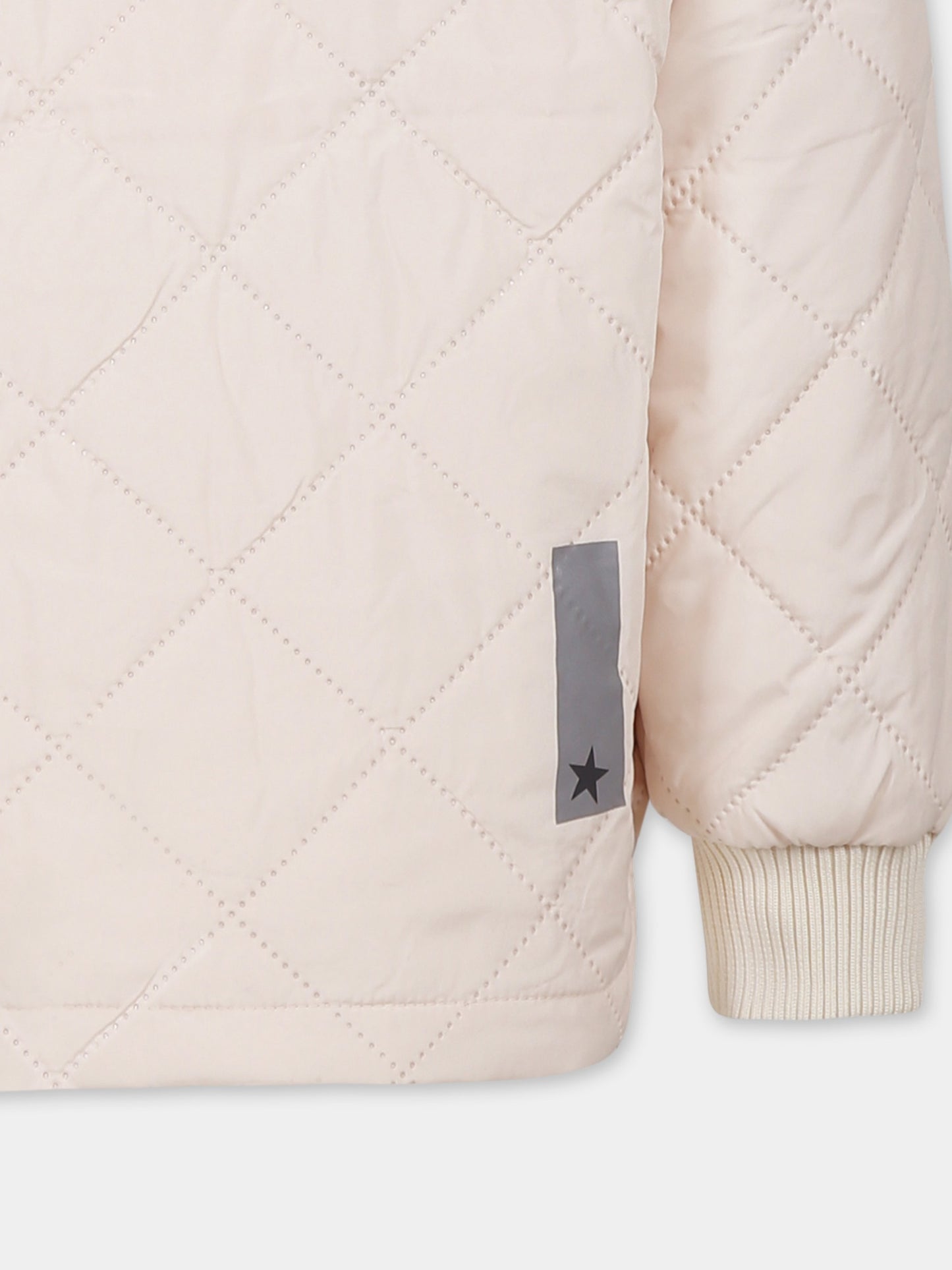 Ivory down jacket for kids