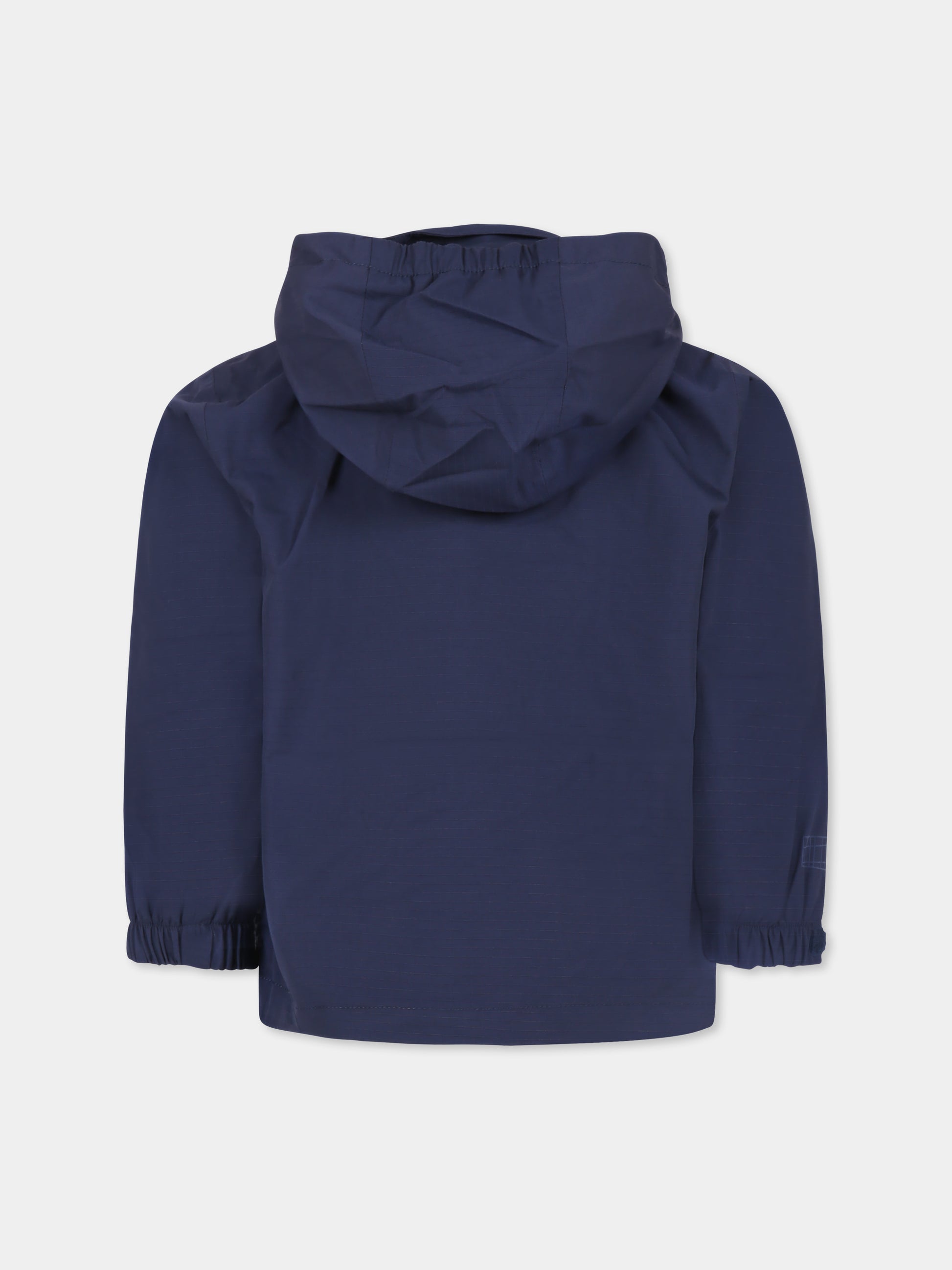 Giacca a vento Hobson blu per bambino con logo,Molo,5S25M311 5490